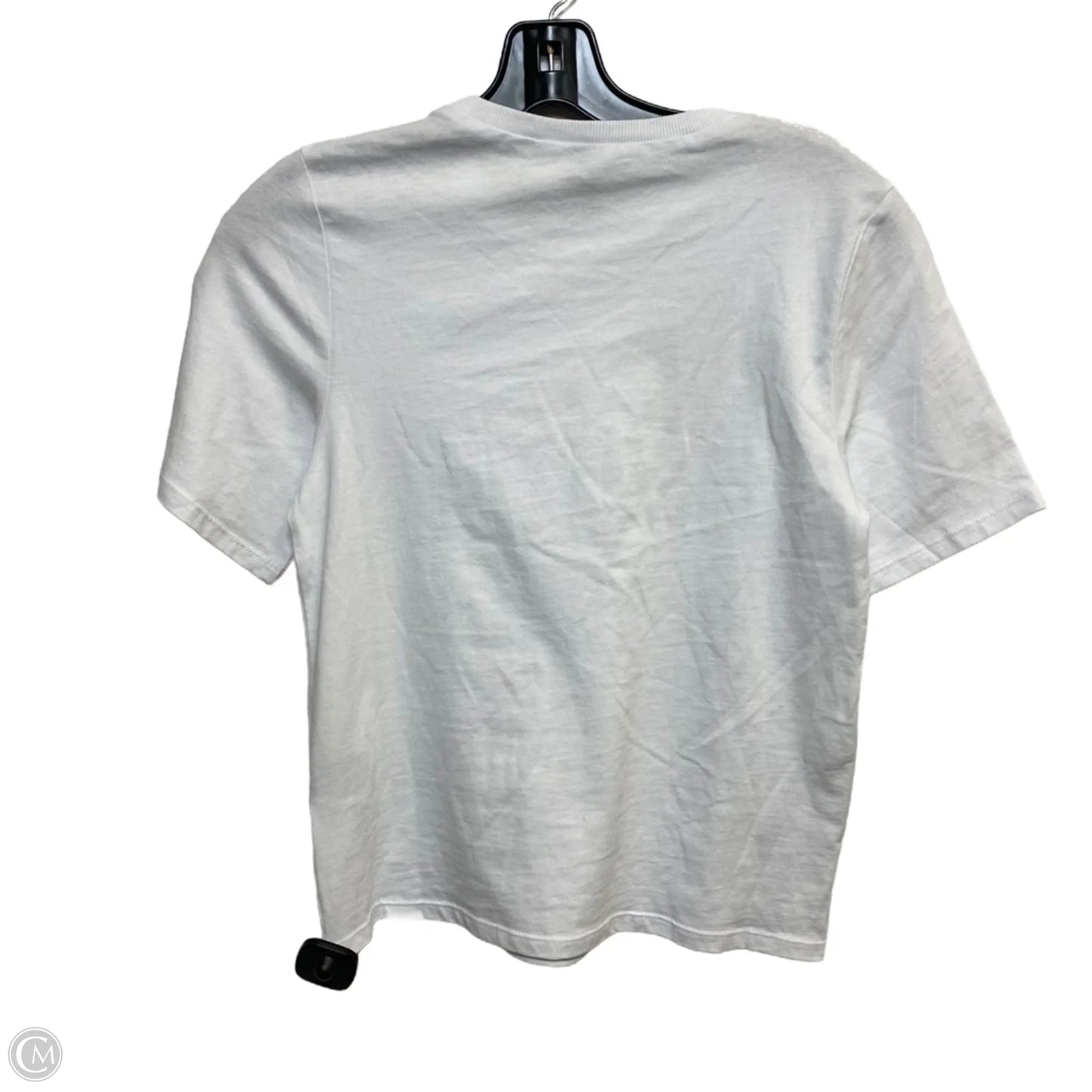 Top Short Sleeve By Divided In White, Size: Xs