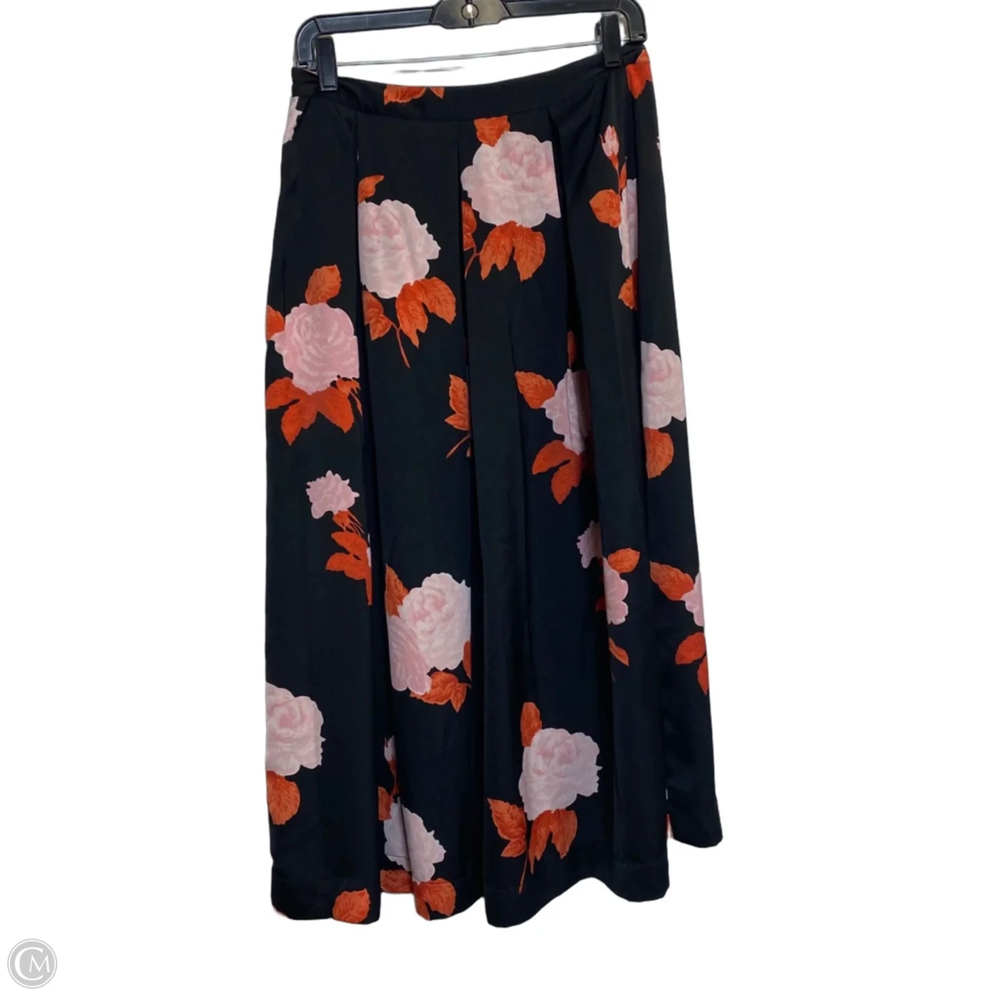 Skirt Maxi By Who What Wear In Black & Red, Size: S