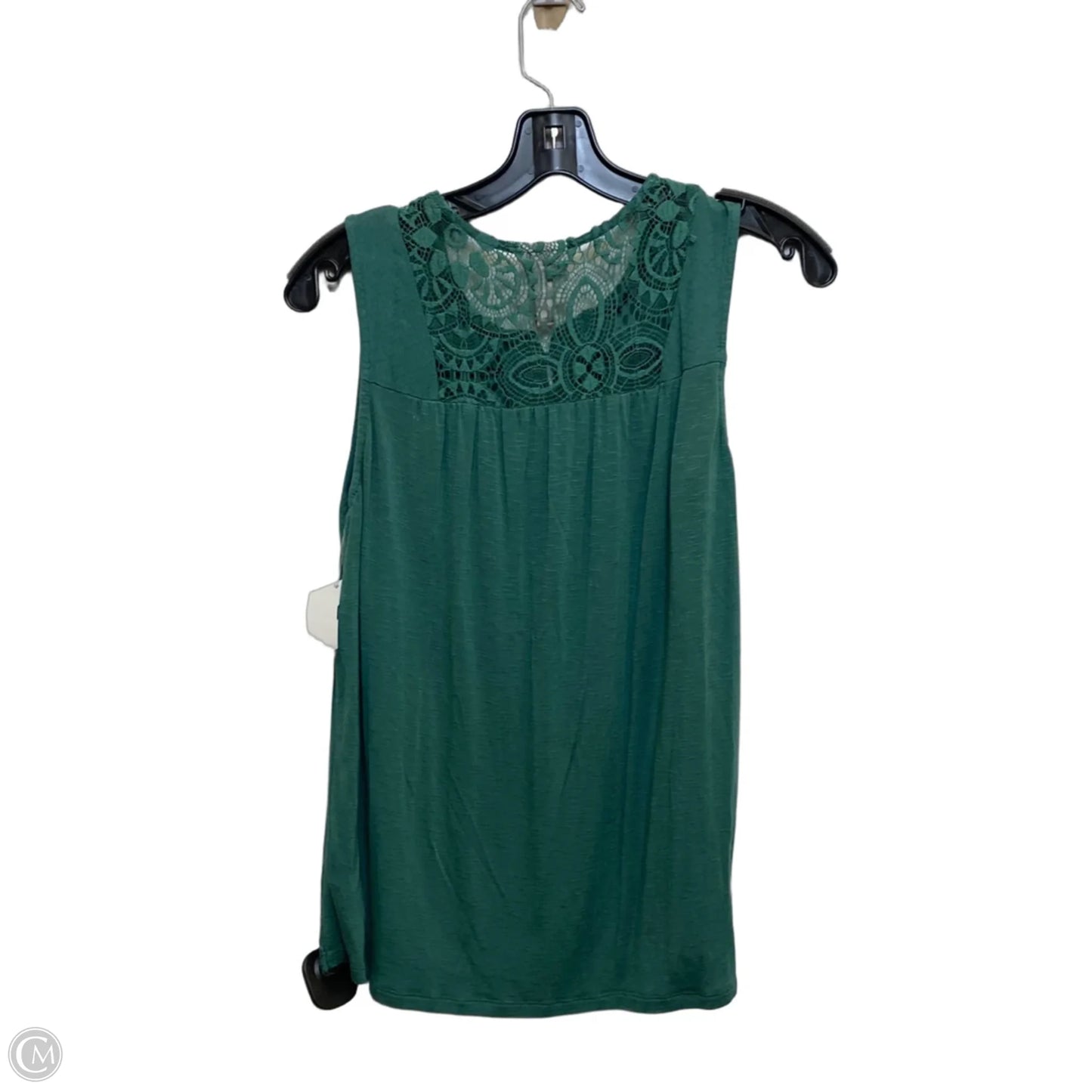 Top Sleeveless By Knox Rose In Green, Size: S