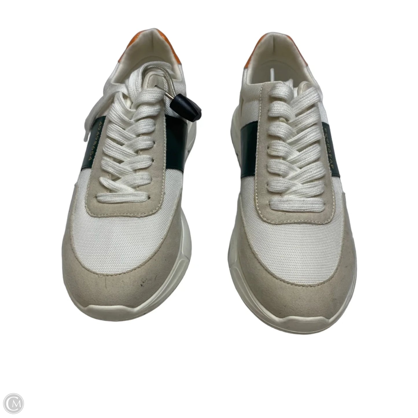 Shoes Sneakers By Steve Madden In Green & White, Size: 8