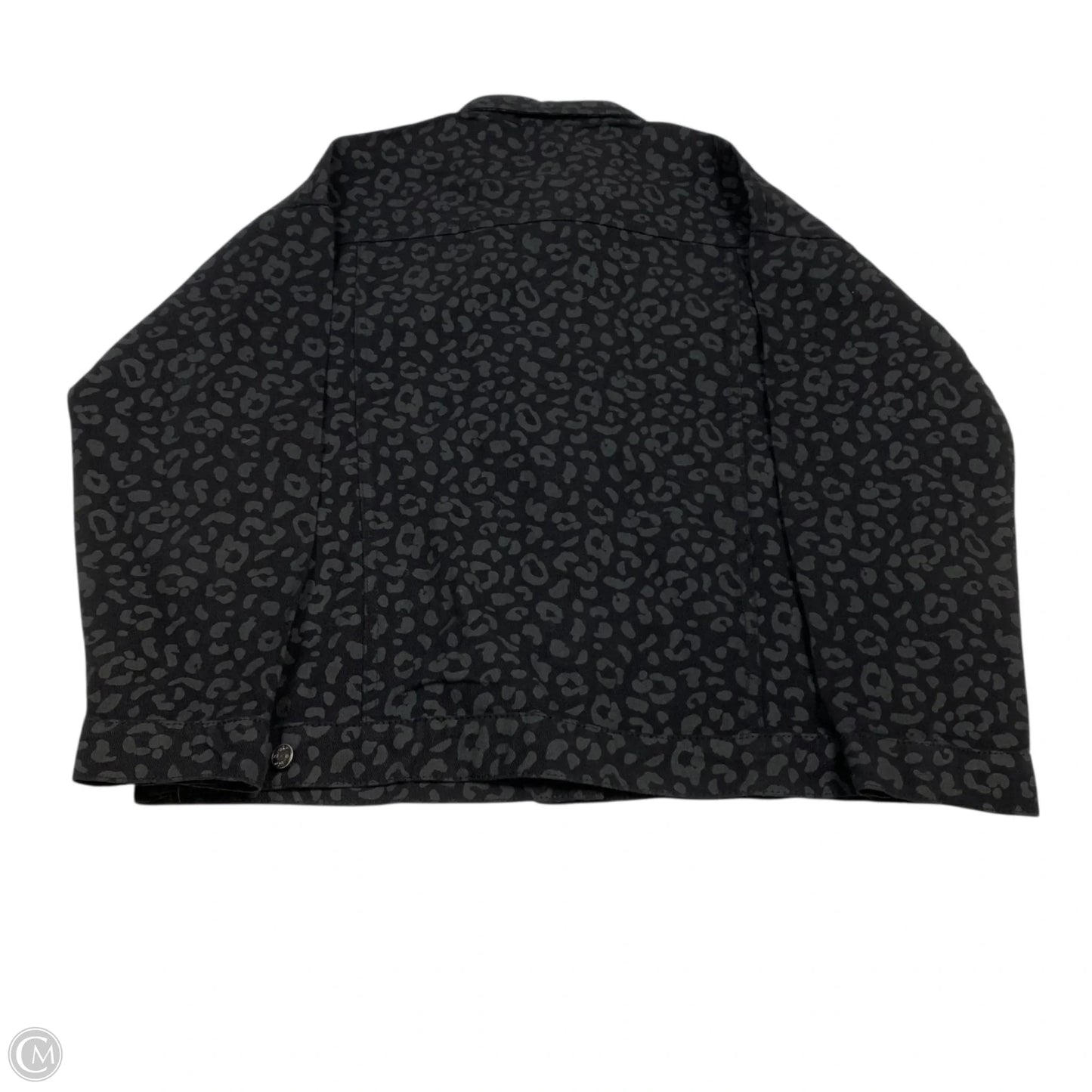 Jacket Denim By Mudpie In Black Denim, Size: L