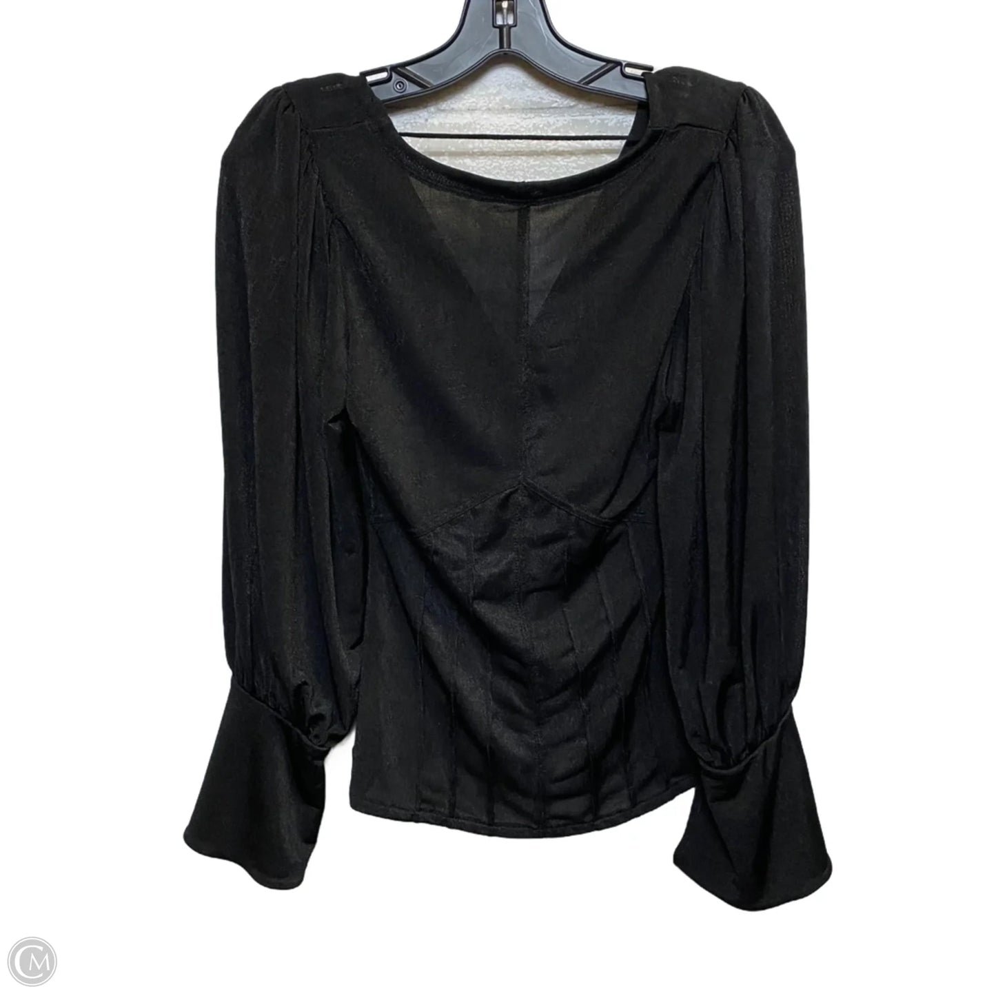 Top Long Sleeve By Free People In Black, Size: M