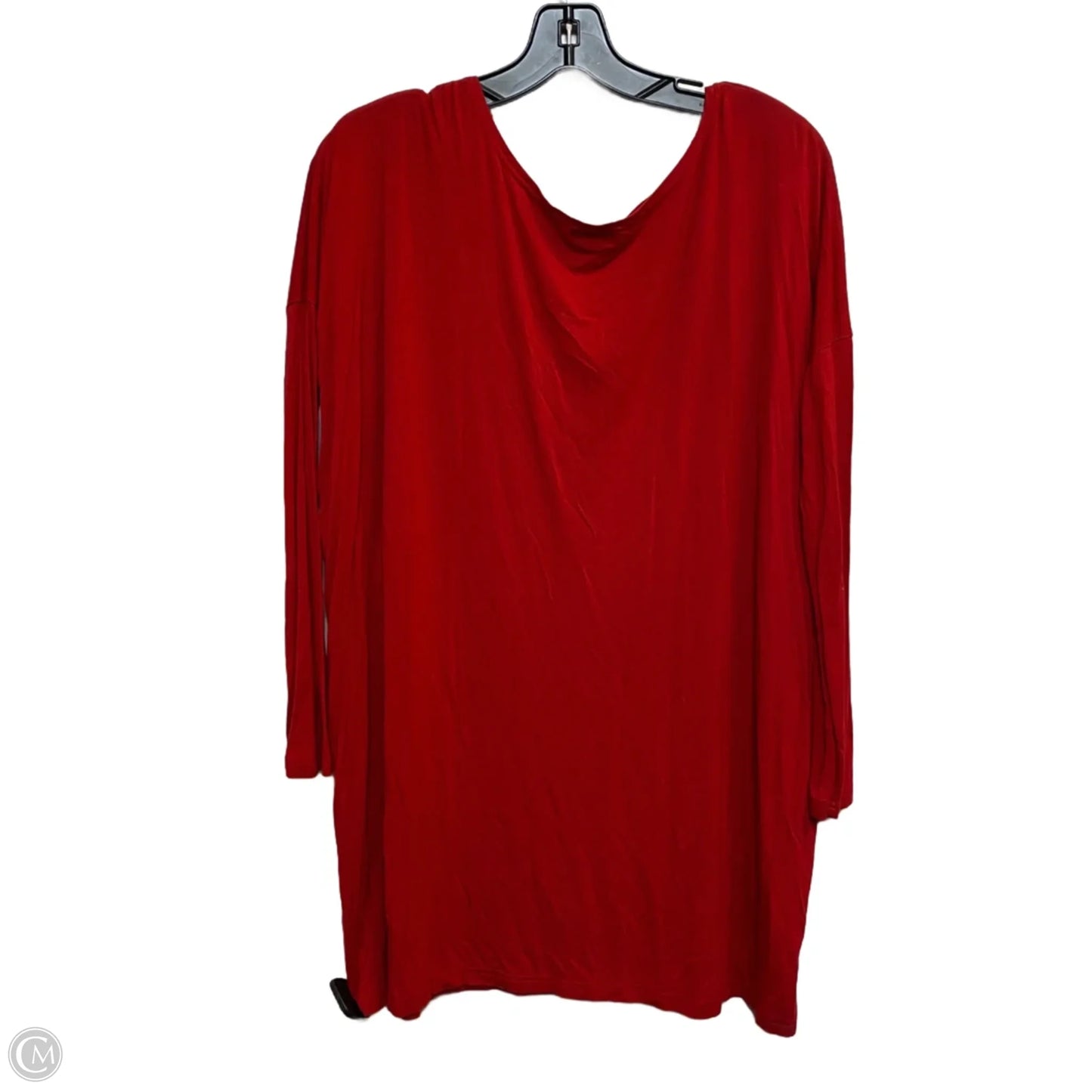 Top Long Sleeve Basic By Piko In Red, Size: S