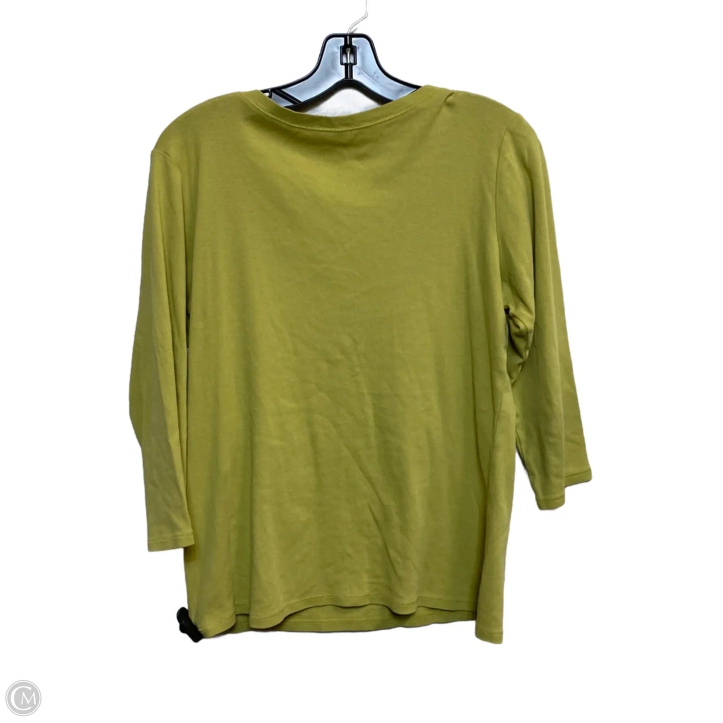 Top Long Sleeve By J. Jill In Yellow, Size: Mp