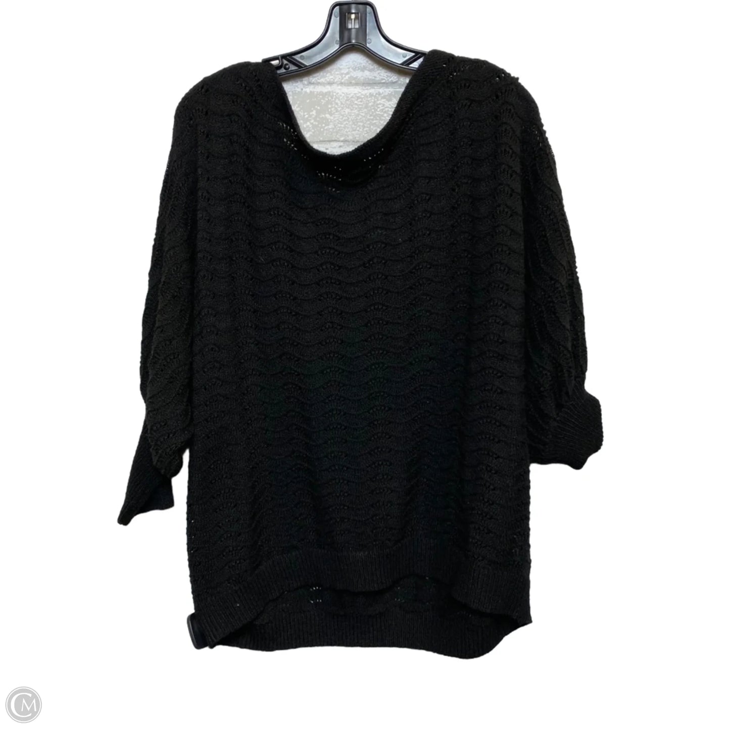 Sweater By Clothes Mentor In Black, Size: 2x