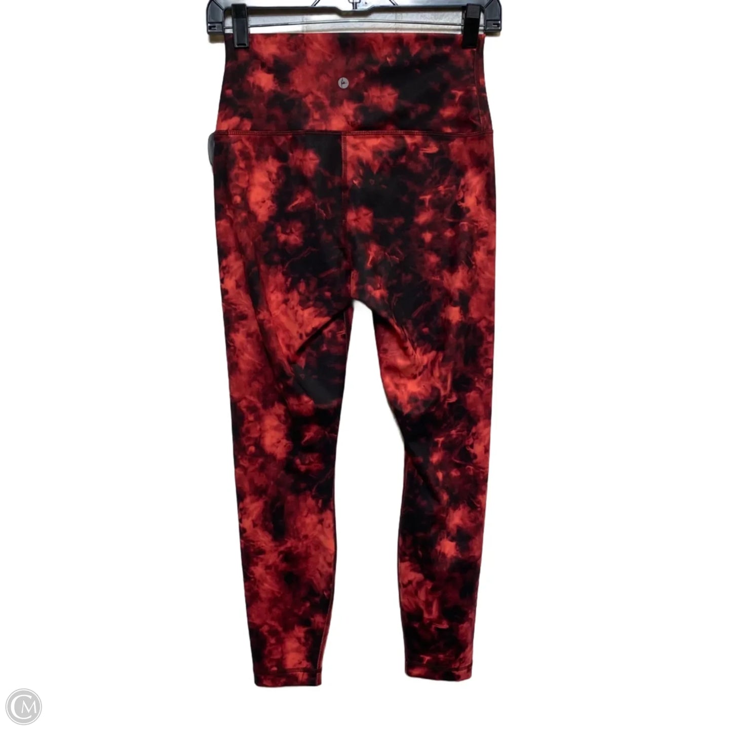 Athletic Leggings By 90 Degrees By Reflex In Red, Size: M