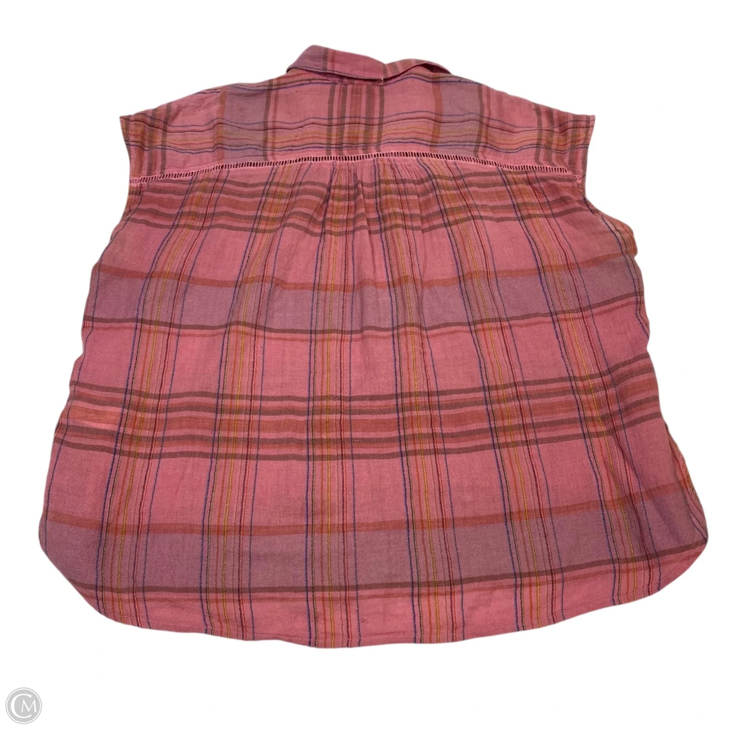 Top Short Sleeve By Pilcro In Pink, Size: S