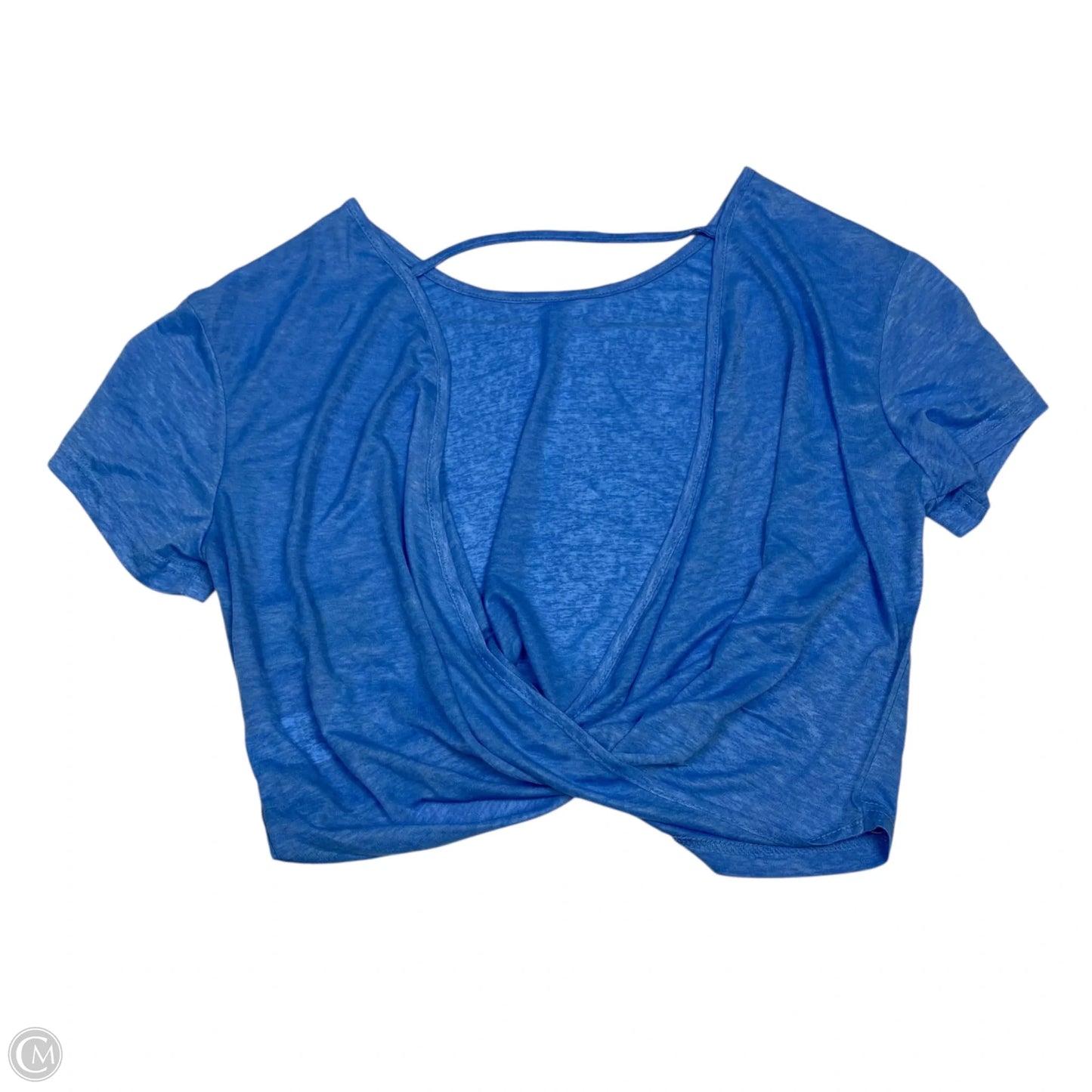 Top Short Sleeve By Clothes Mentor In Blue, Size: M