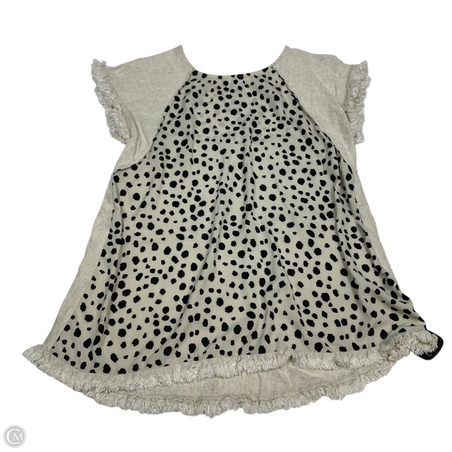 Top Short Sleeve By Umgee In Cream, Size: S