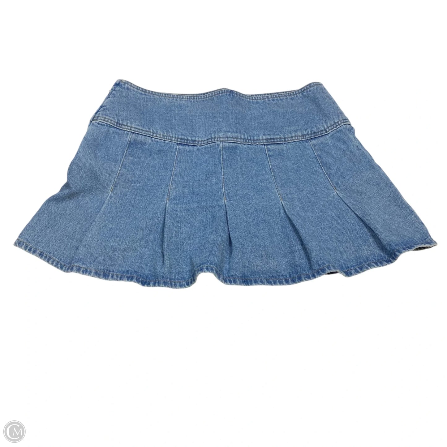 Skirt Mini & Short By Divided In Blue Denim, Size: M