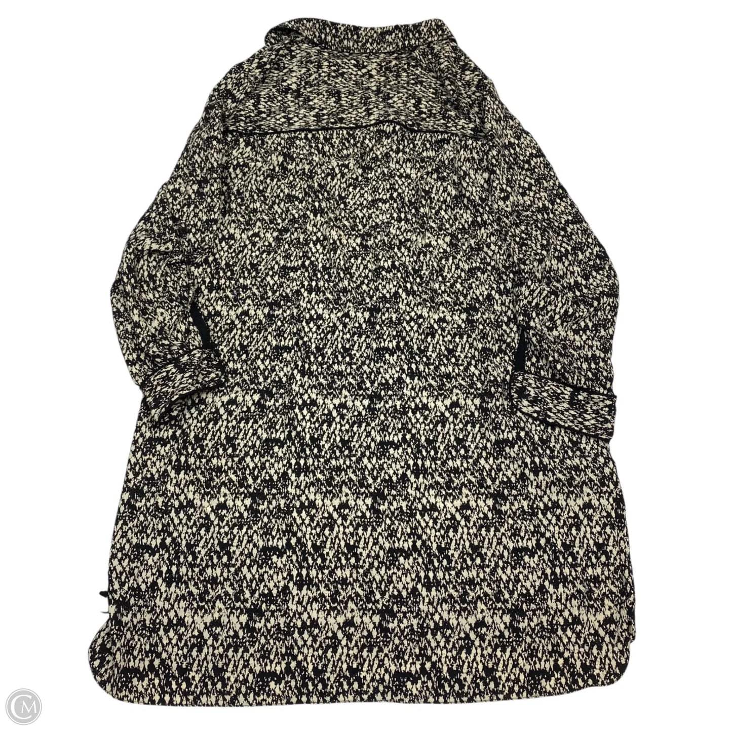 Dress Casual Short By Zoa In Black & Cream, Size: L