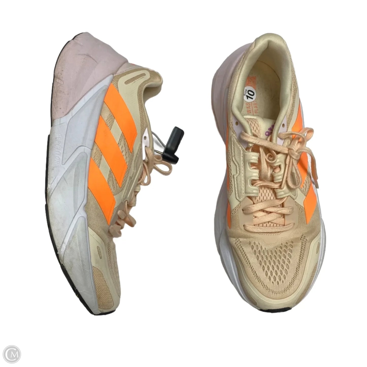 Shoes Athletic By Adidas In Orange & Pink, Size: 10