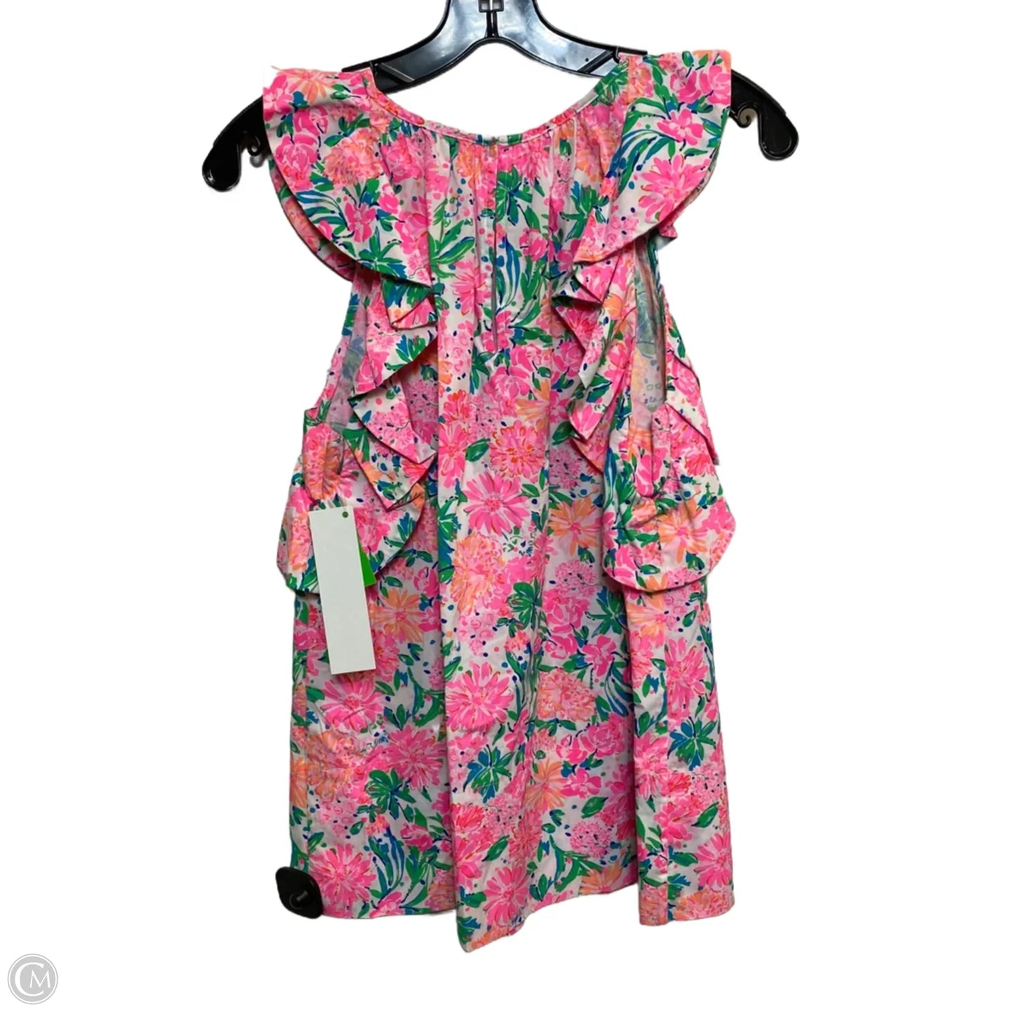 Top Sleeveless Designer By Lilly Pulitzer In Pink, Size: M