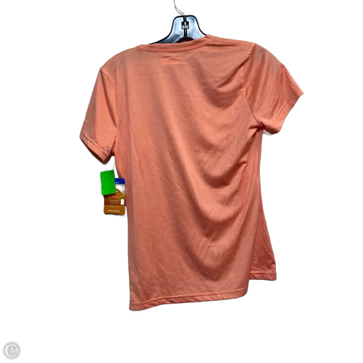 Athletic Top Short Sleeve By Columbia In Orange, Size: Xs