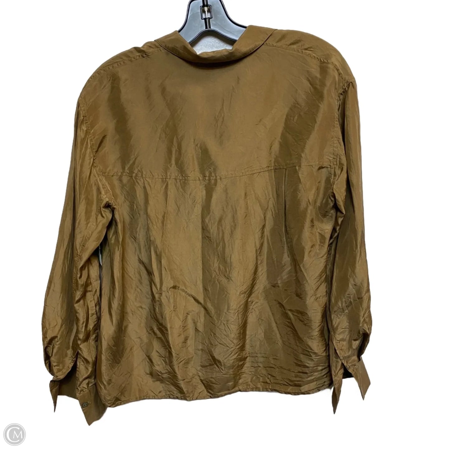 Top Long Sleeve By Vince In Brown, Size: Xxs