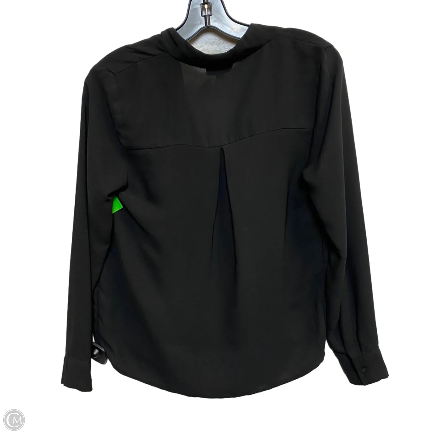 Top Long Sleeve By Topshop In Black, Size: Xs