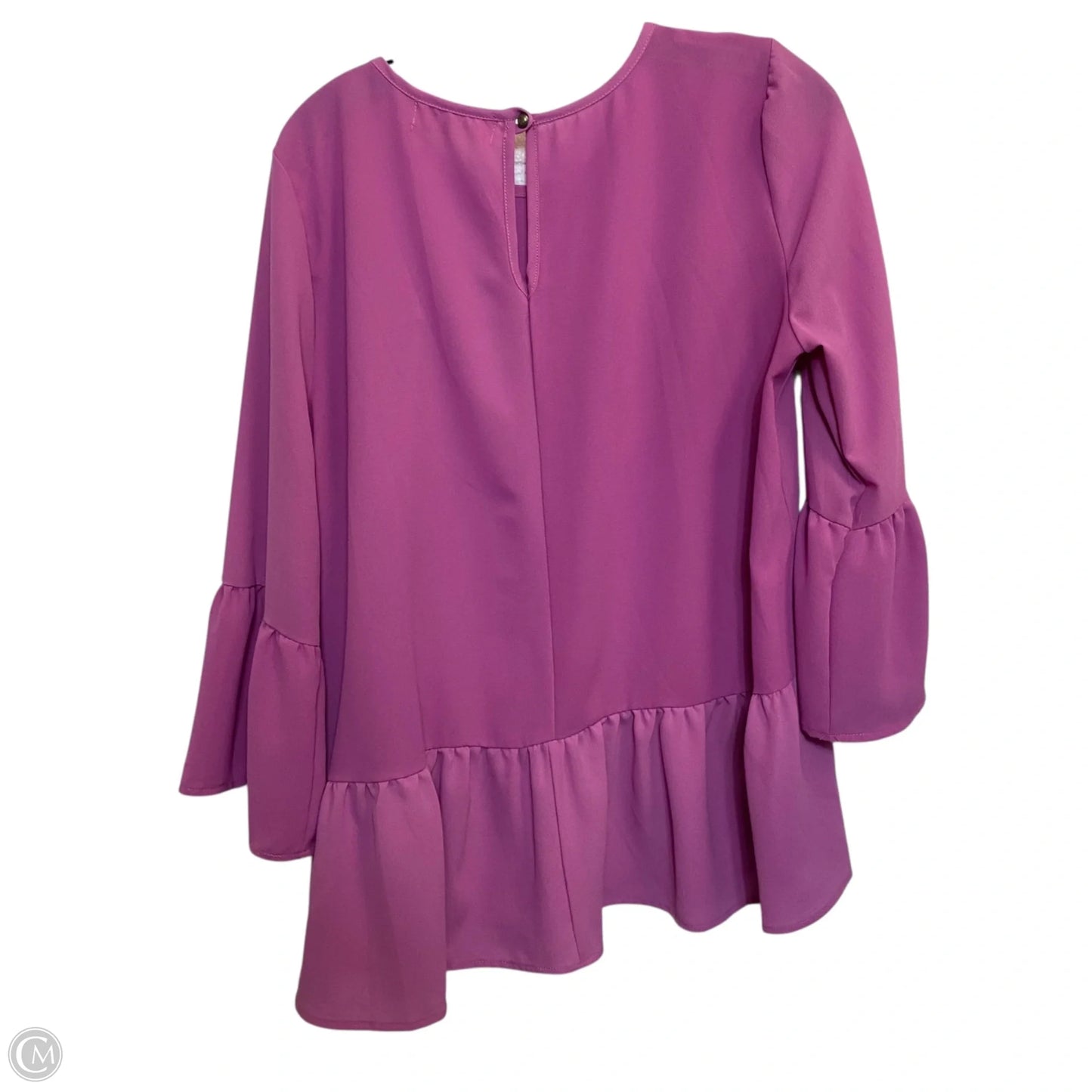 Top Long Sleeve By Haptics In Purple, Size: M