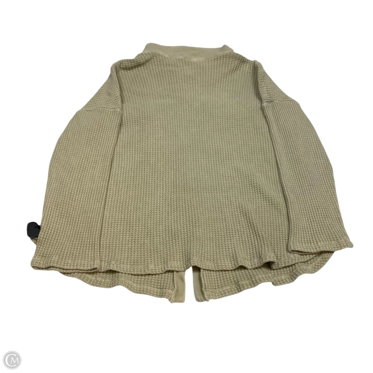 Top Long Sleeve By Bucketlist In Tan, Size: M