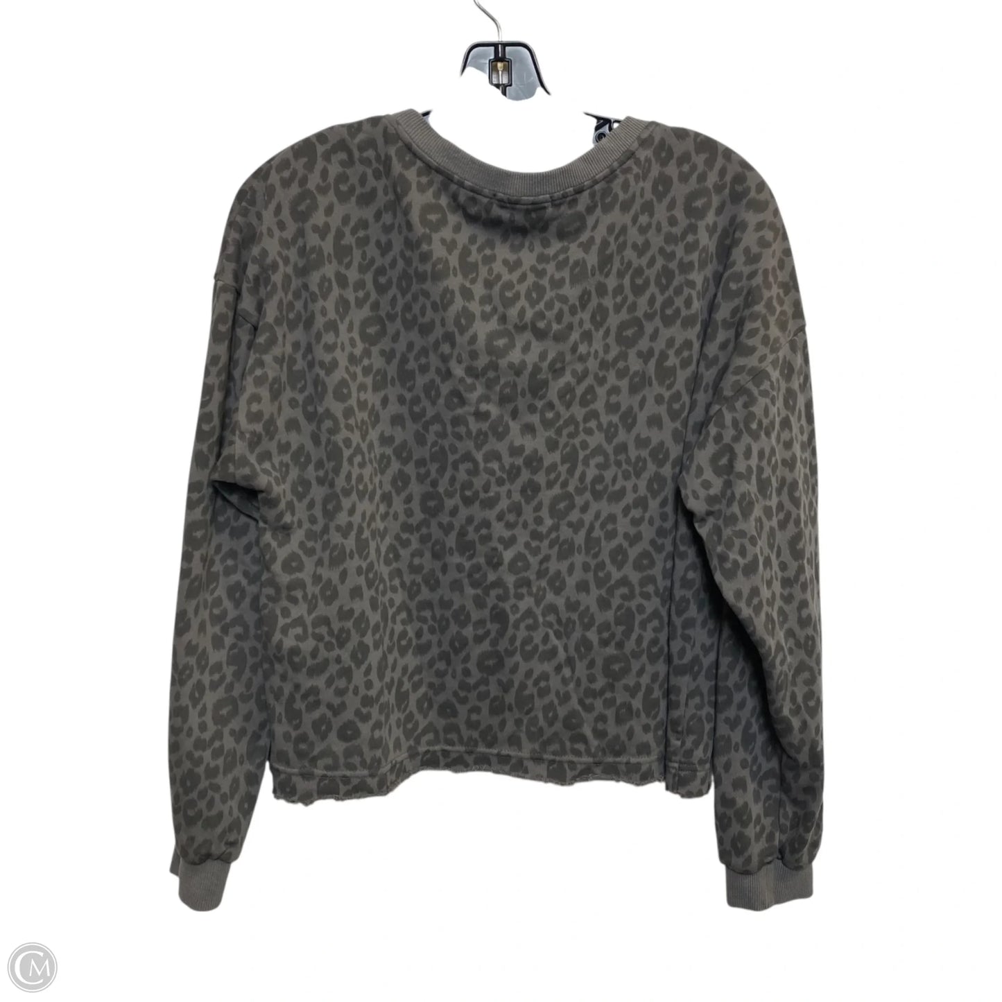 Top Long Sleeve By Vestique In Grey, Size: M