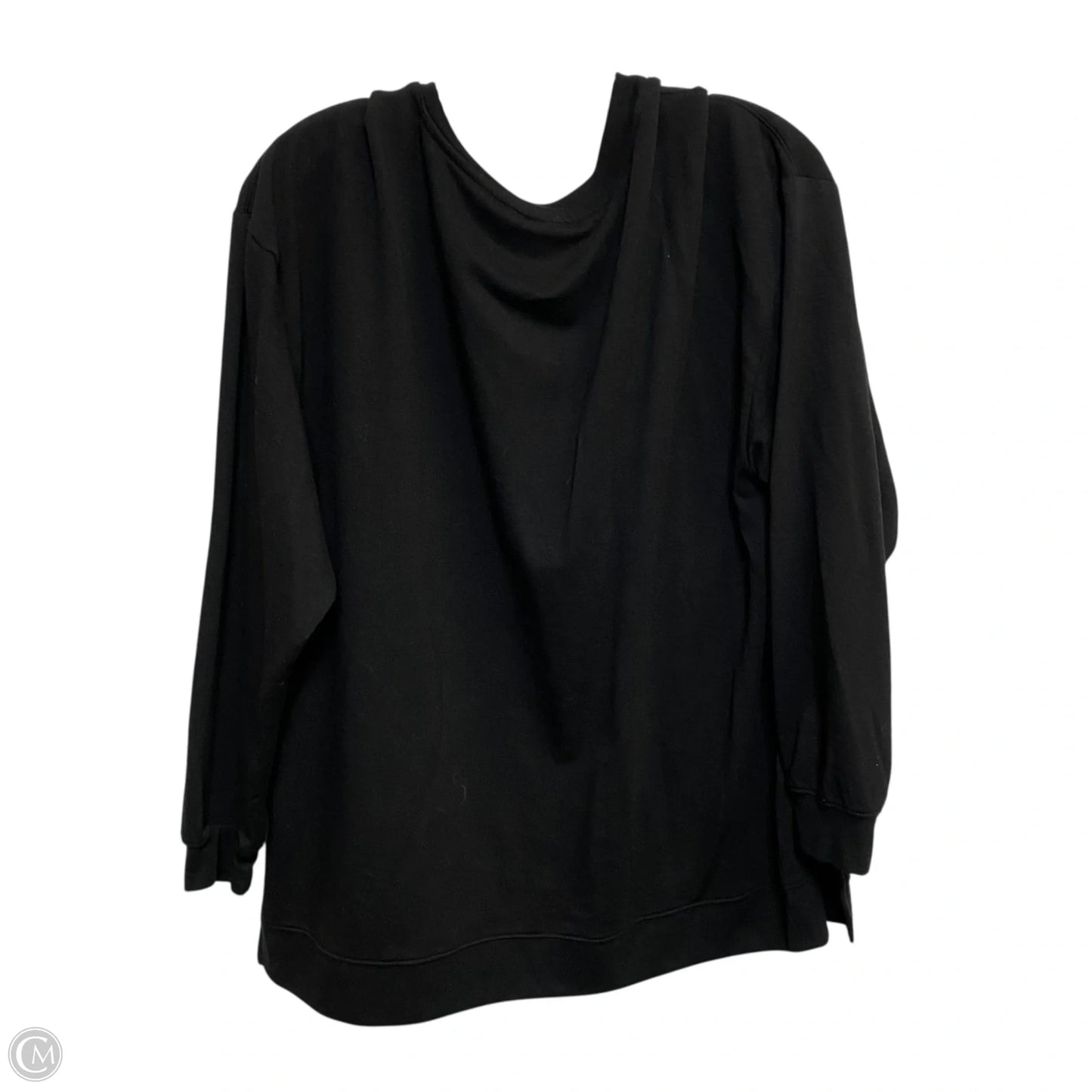 Top Long Sleeve By Gap In Black, Size: L