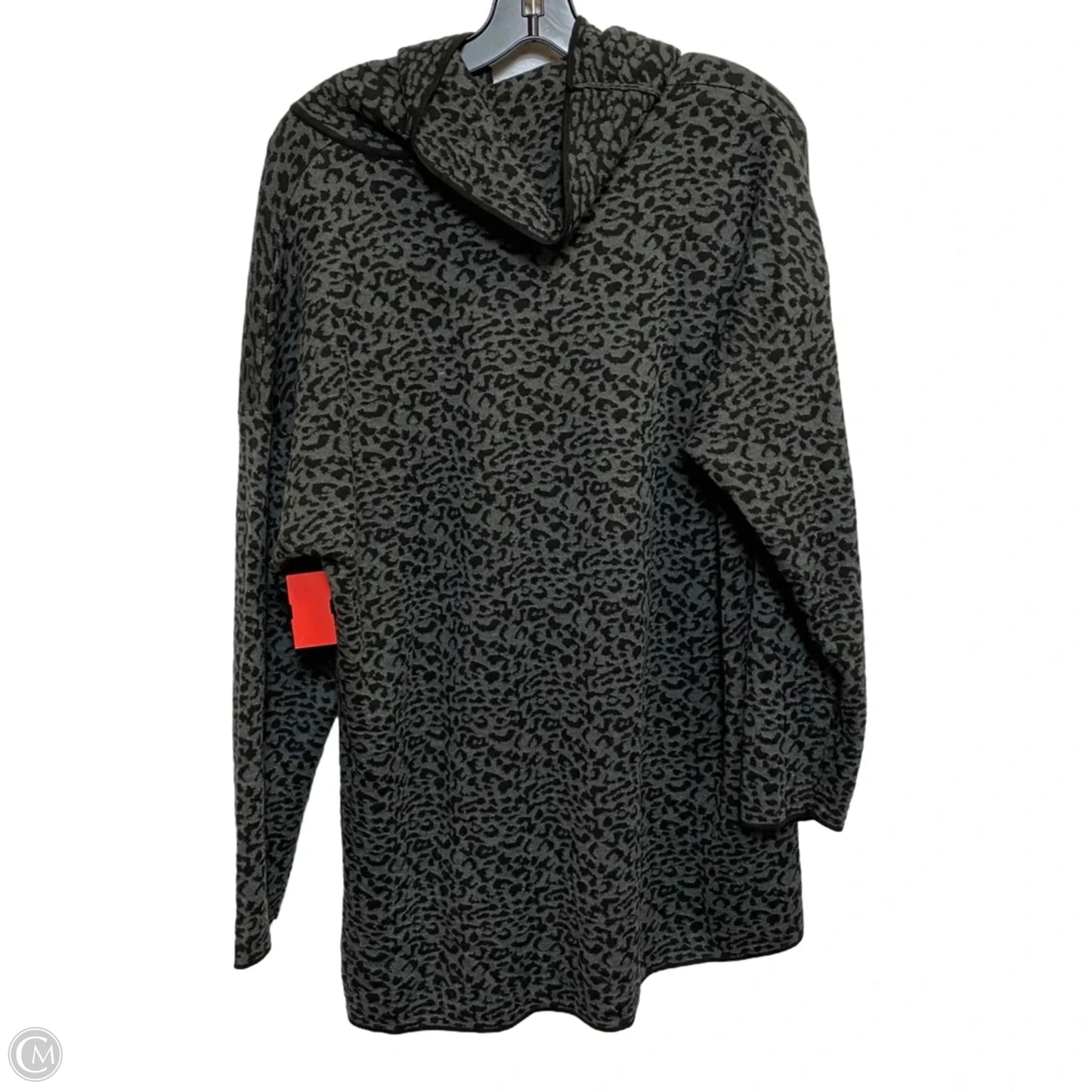 Sweater By Calvin Klein In Black & Grey, Size: Xl