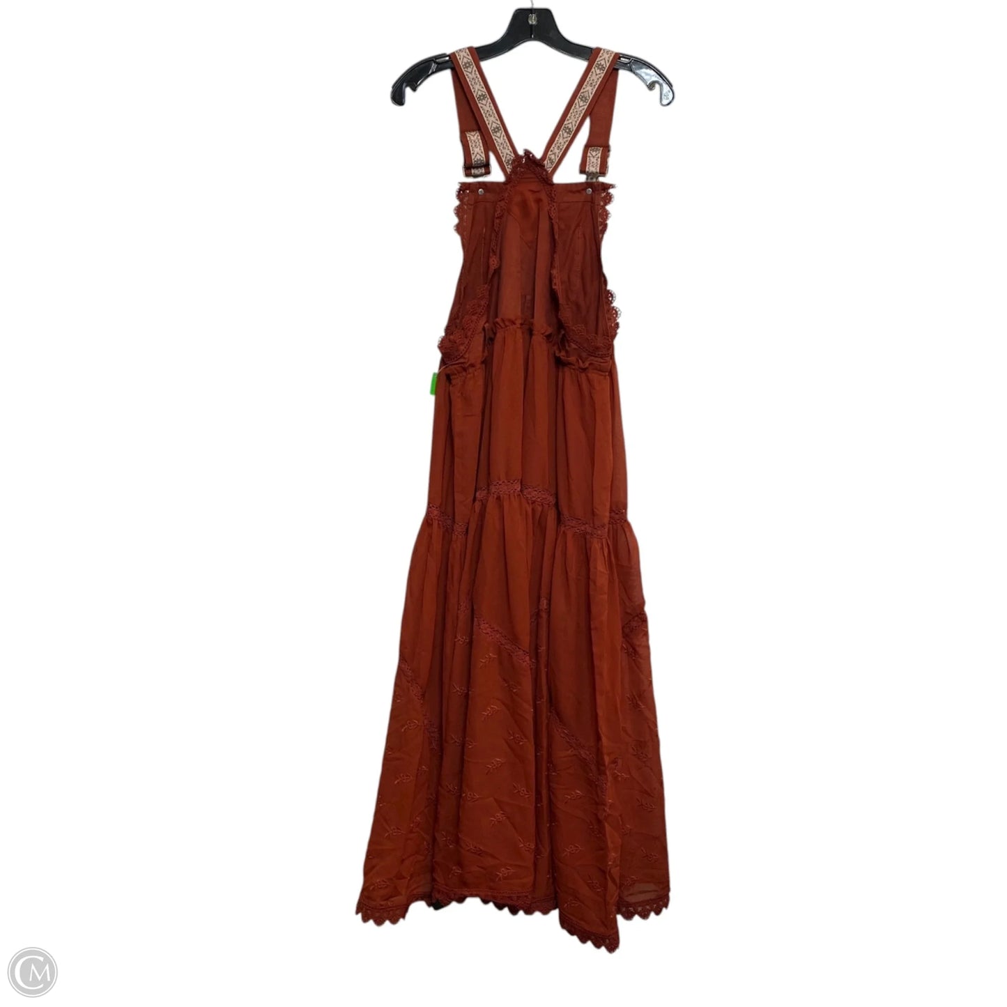 Dress Casual Midi By Clothes Mentor In Orange, Size: S