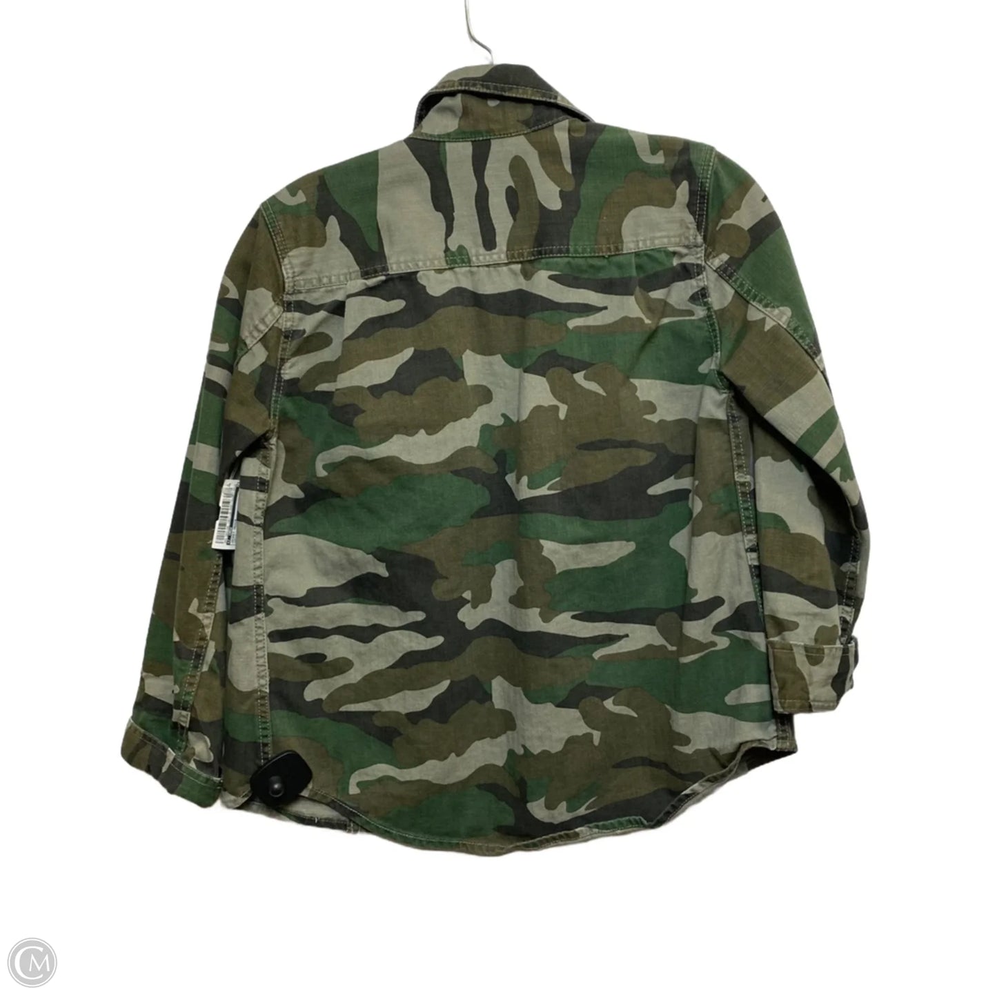 Jacket Denim By J. Crew In Green, Size: Xxs