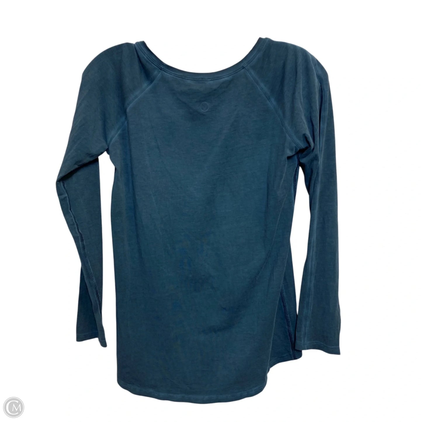 Athletic Top Long Sleeve Designer By Lululemon In Teal, Size: S