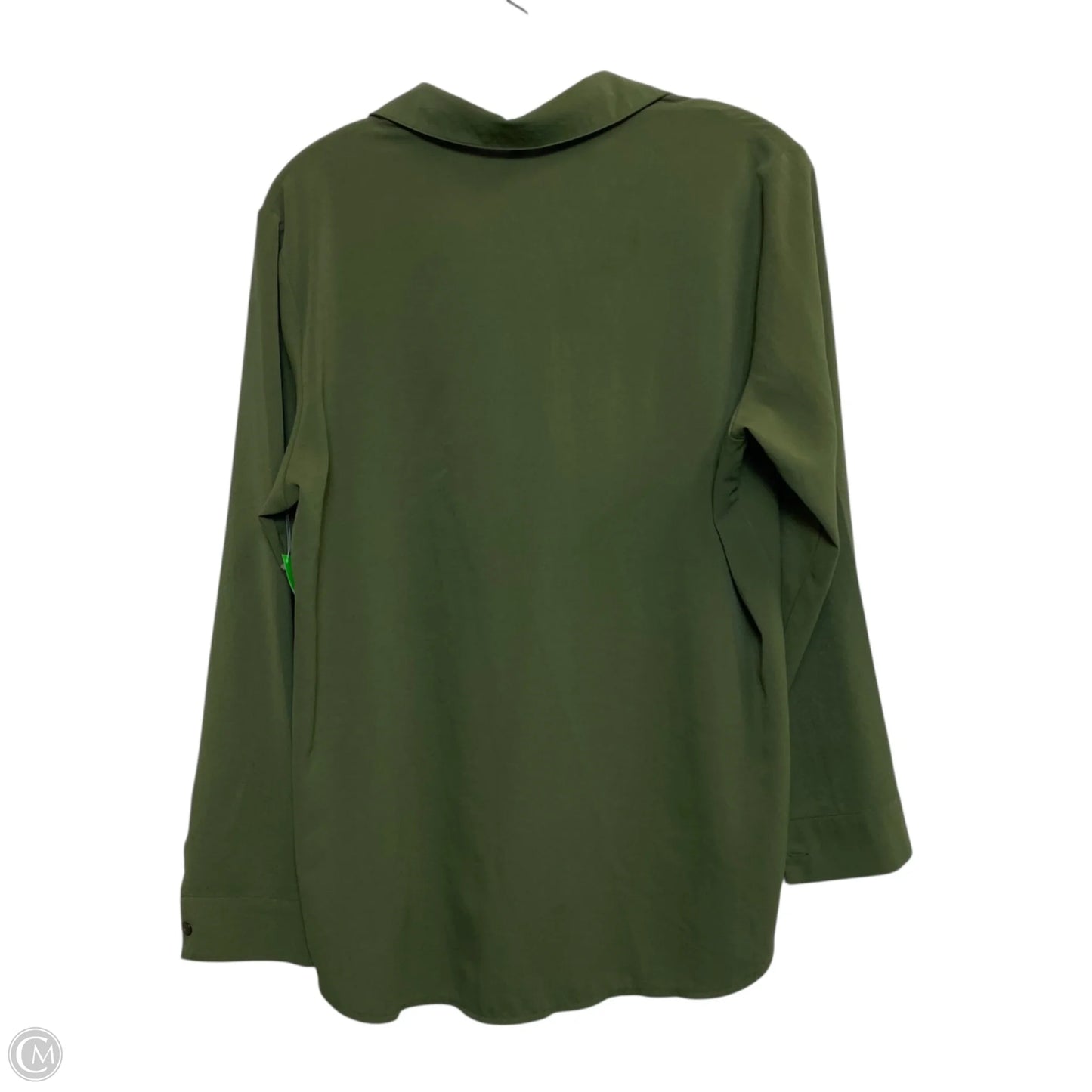 Blouse Long Sleeve By Diosun In Green, Size: M
