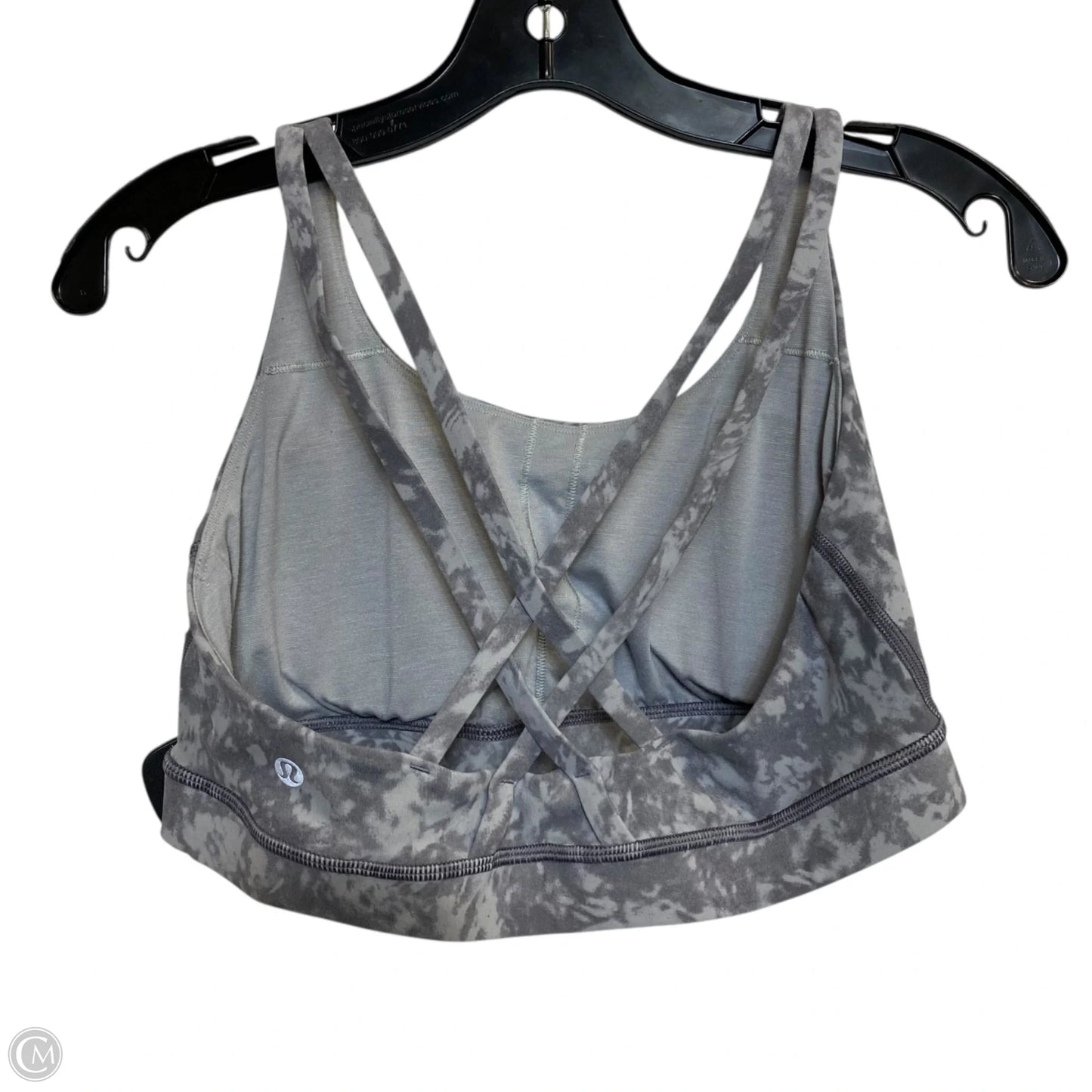 Athletic Bra By Lululemon In Grey, Size: M