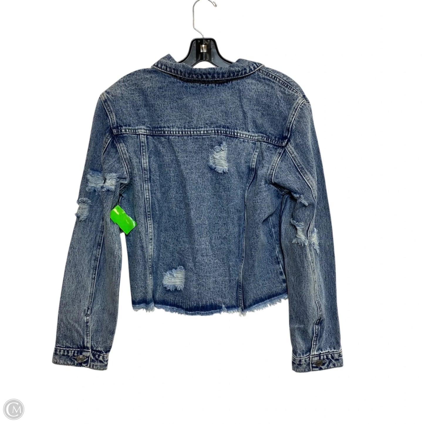 Jacket Denim By Cmf In Blue Denim, Size: L