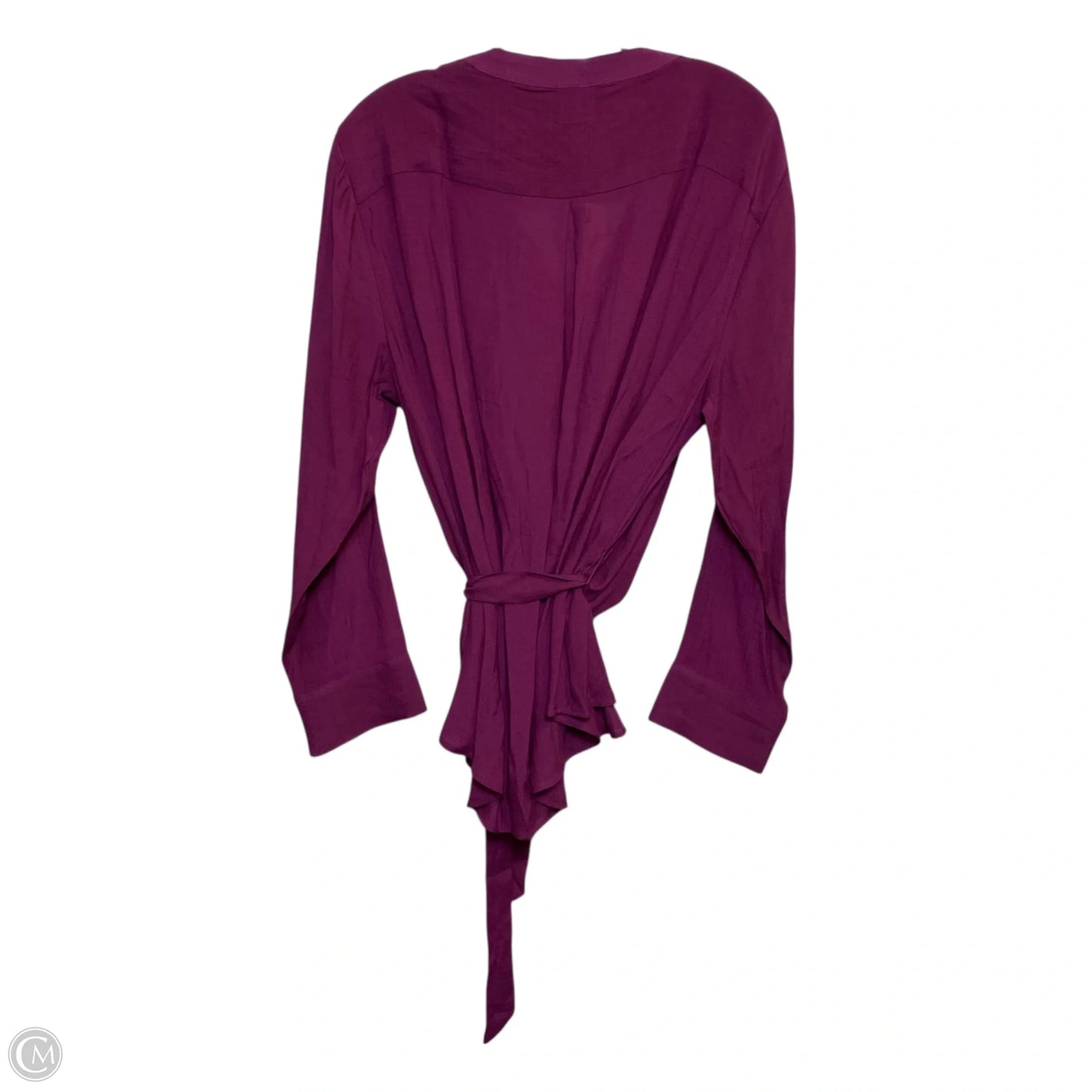 Top Long Sleeve By Good Hart In Purple, Size: Xl
