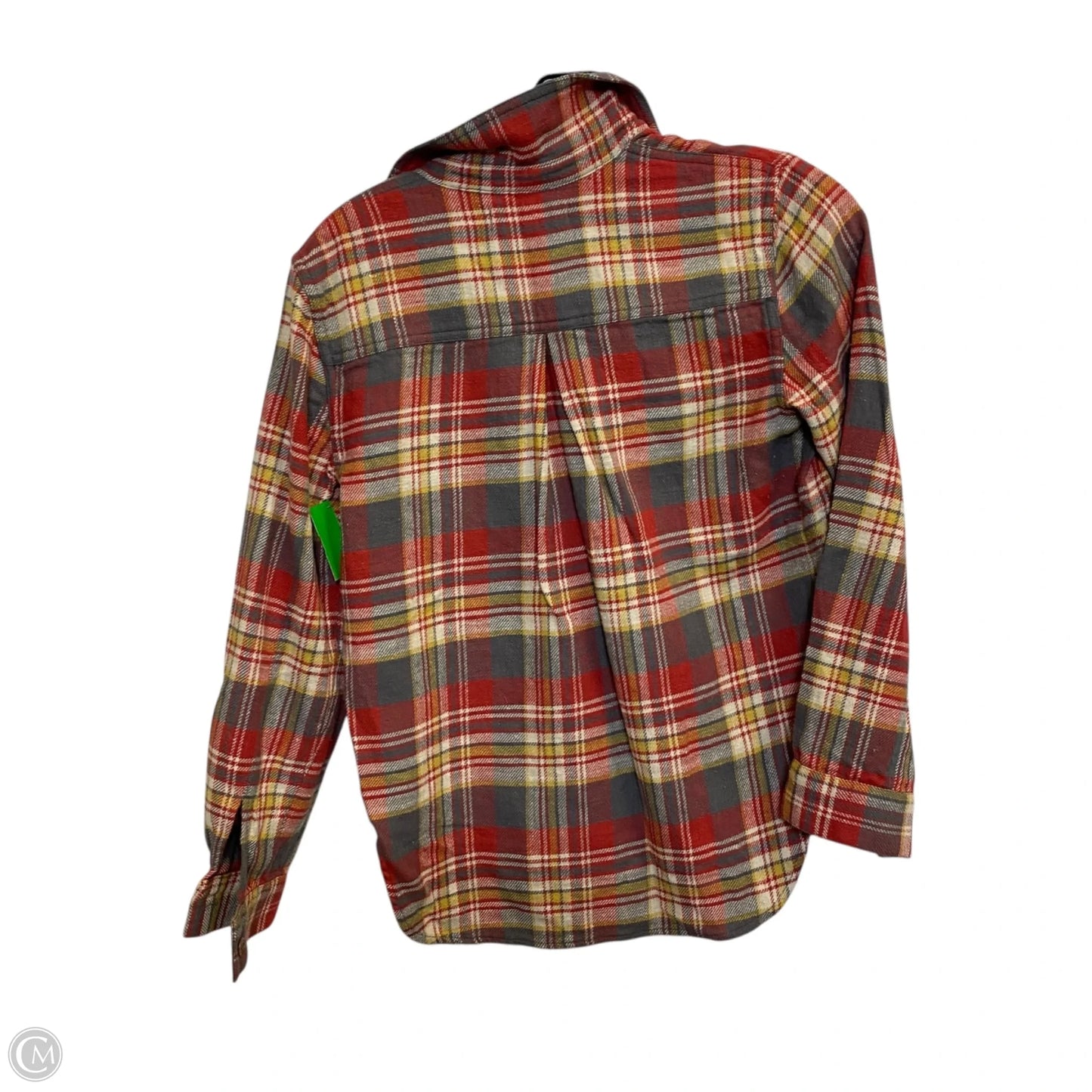 Top Long Sleeve By Rivet & Thread In Grey & Red, Size: Xs