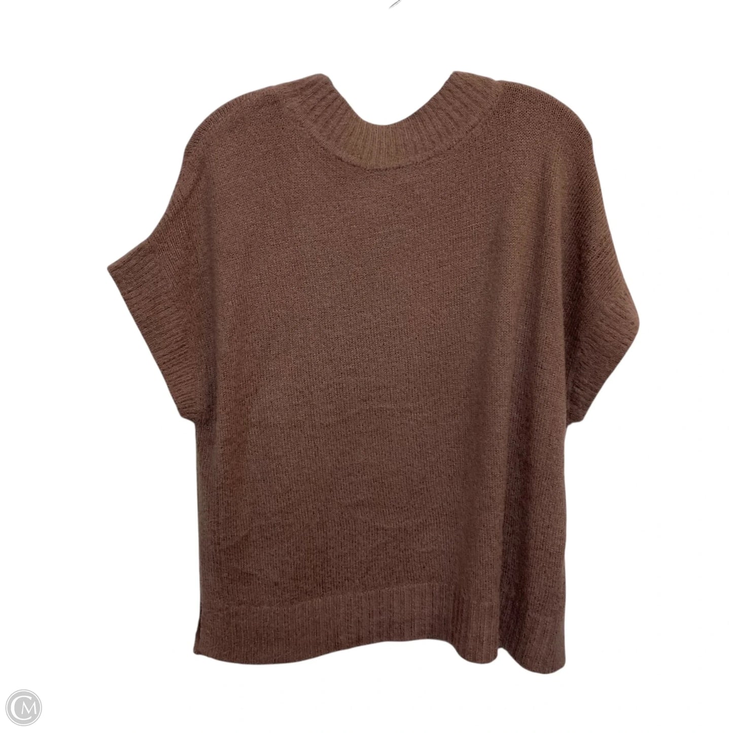 Sweater Short Sleeve By Studio Park In Pink, Size: S