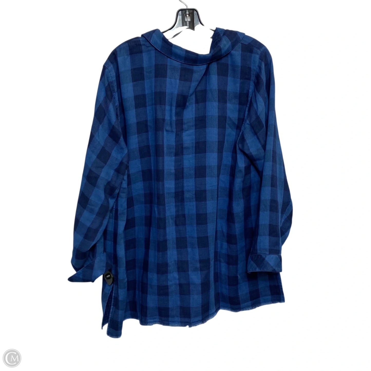 Top Long Sleeve By J. Jill In Blue, Size: 2x