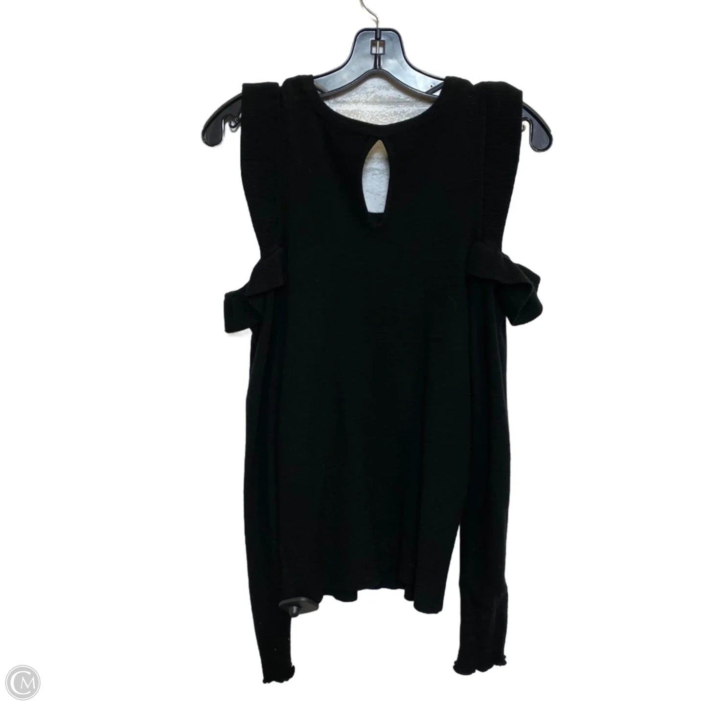 Top Long Sleeve By Jessica Simpson In Black, Size: M