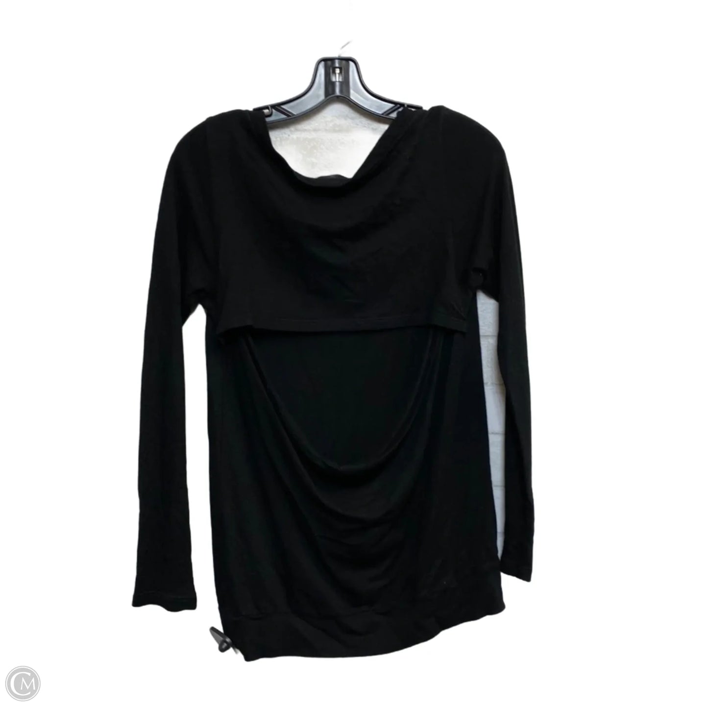 Athletic Top Long Sleeve Crewneck By Beyond Yoga In Black, Size: Xs