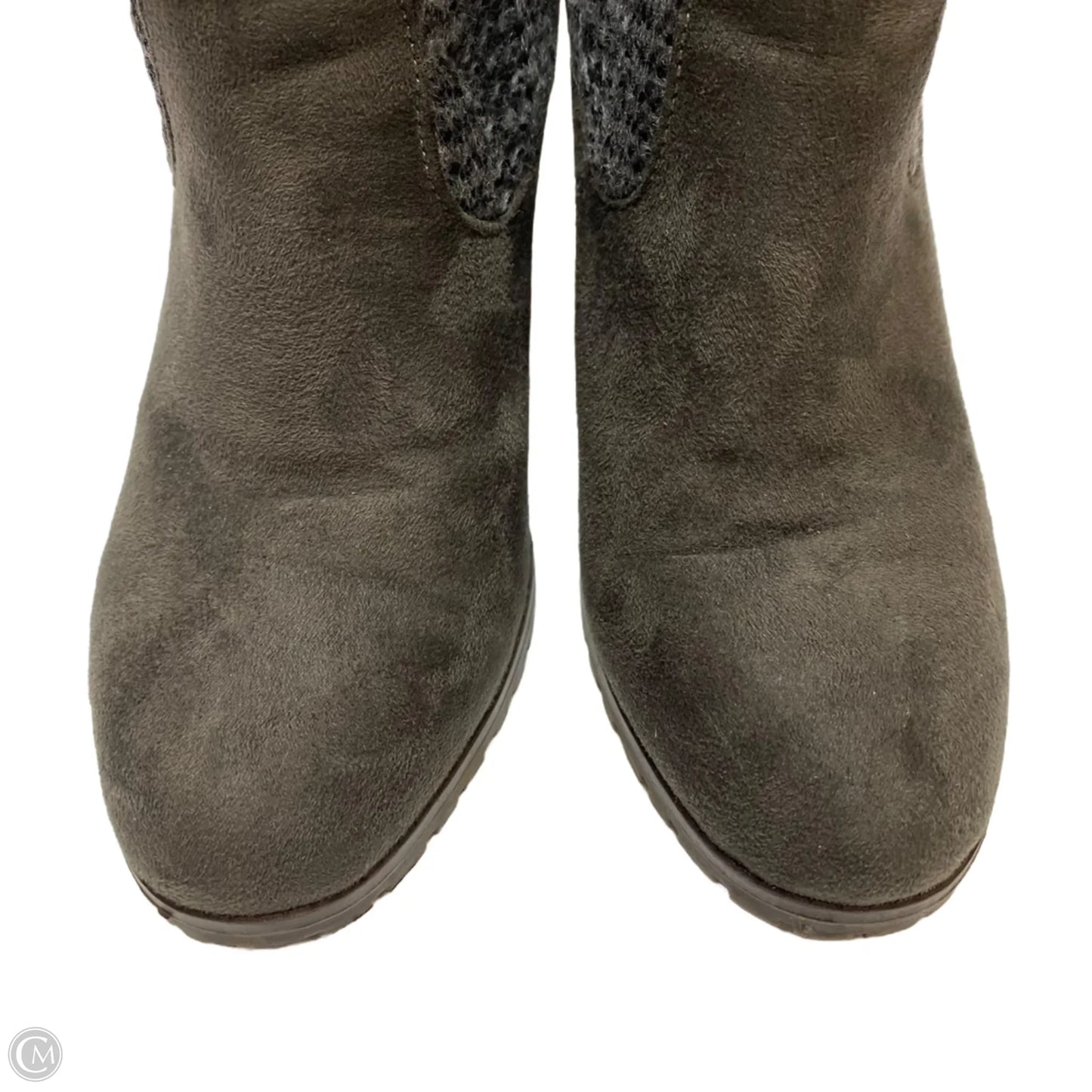 Boots Ankle Heels By Juicy Couture In Grey, Size: 7.5