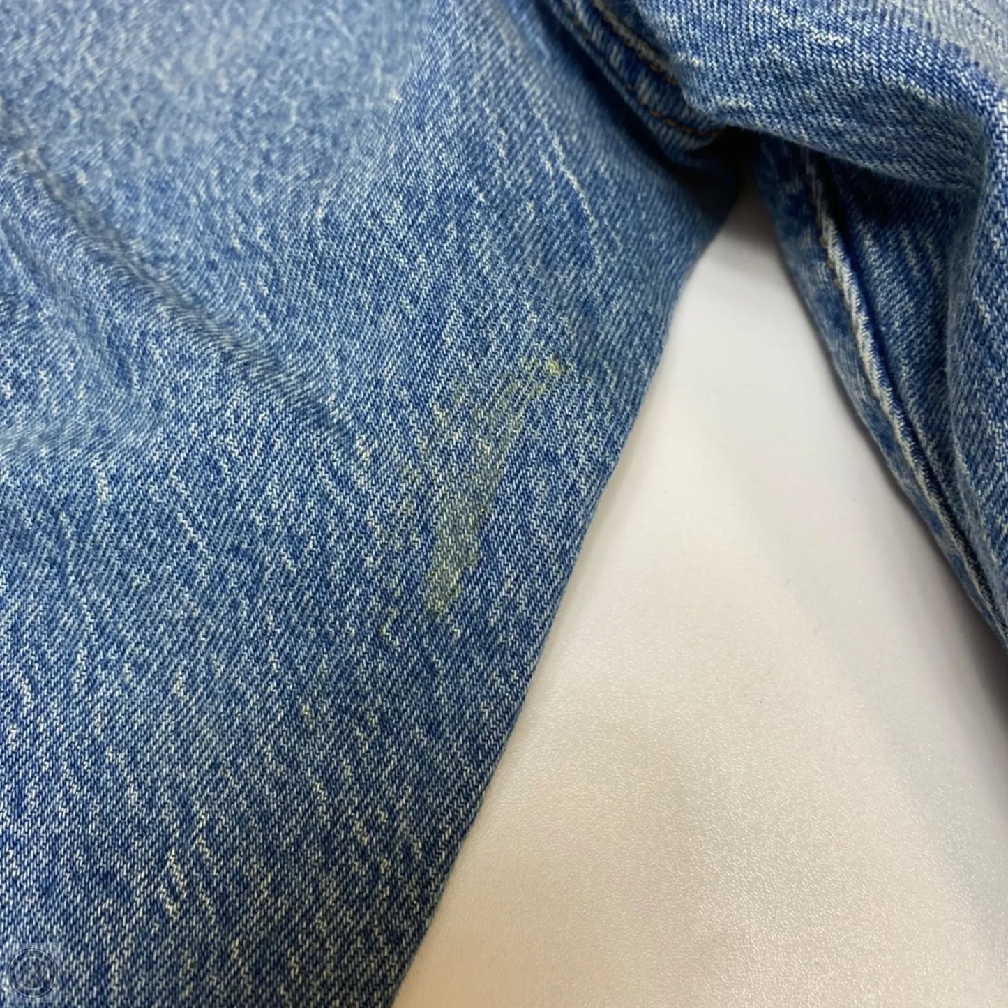 Jeans Straight By Levis In Blue Denim, Size: 8