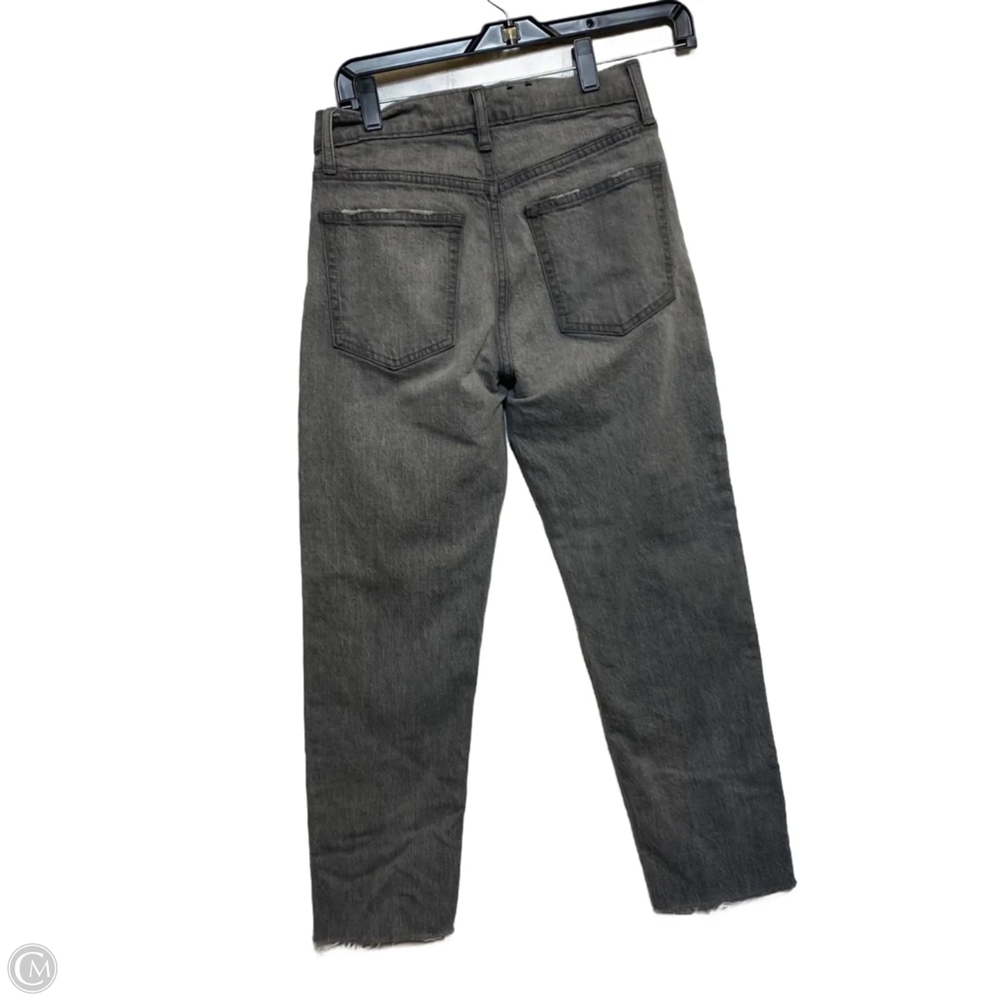 Jeans Straight By Gap In Grey Denim, Size: 2