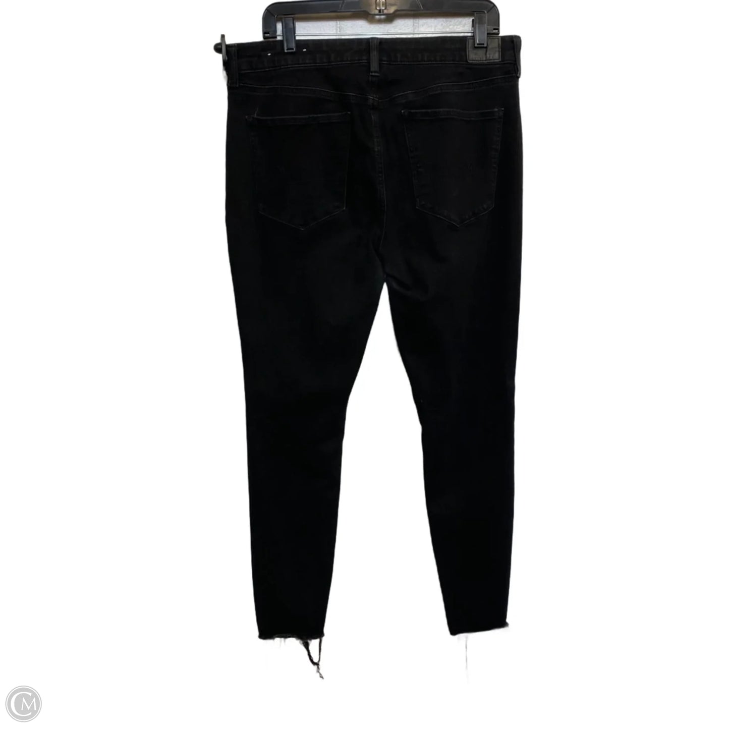 Jeans Jeggings By American Eagle In Black Denim, Size: 14