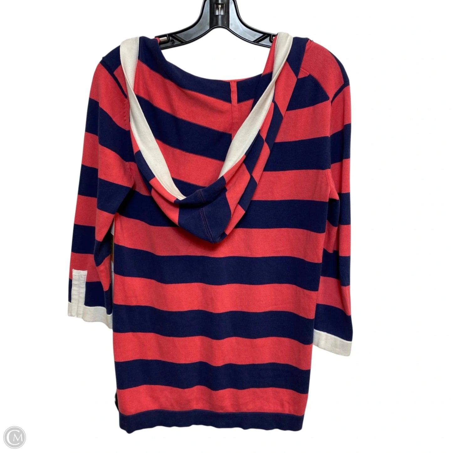 Top Long Sleeve Designer By Lilly Pulitzer In Blue & Pink, Size: S