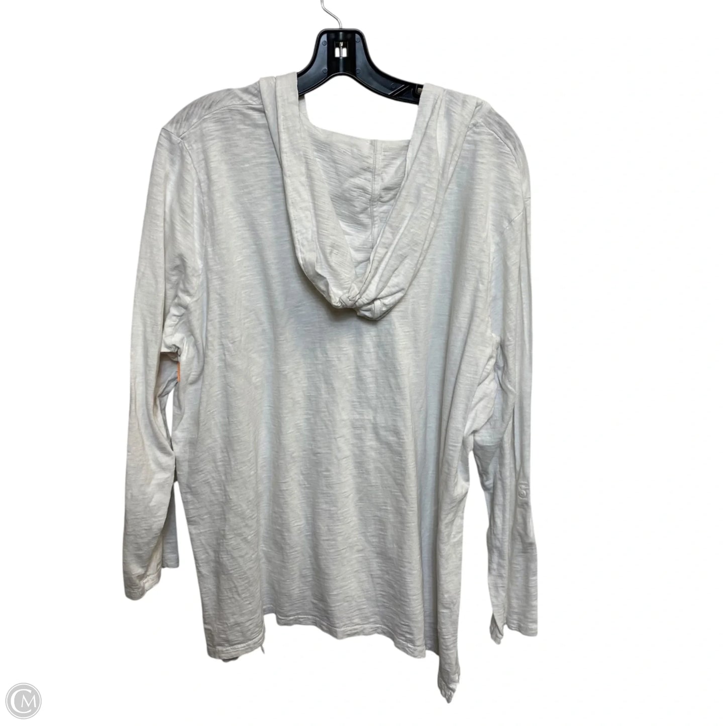 Top Long Sleeve By Kim Rogers In White, Size: 2x