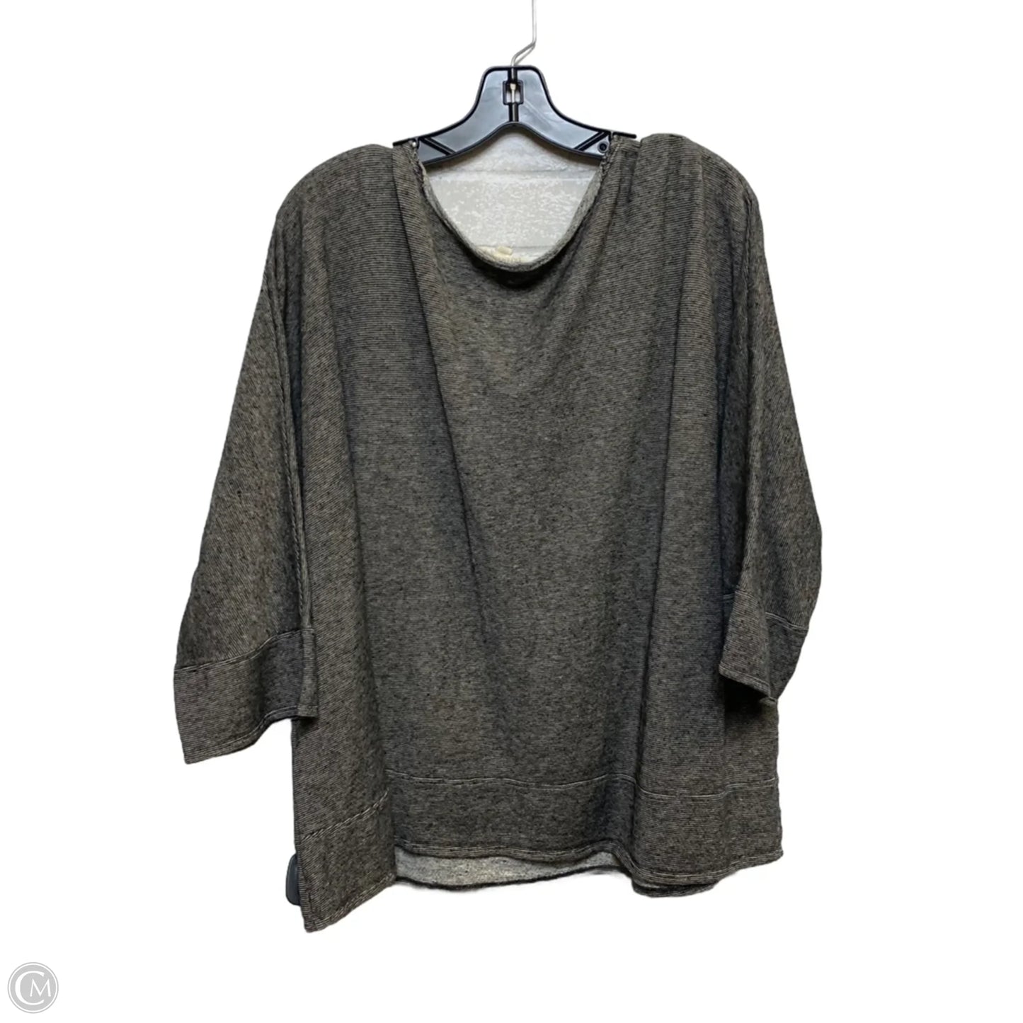 Top Long Sleeve By Eileen Fisher In Grey, Size: L