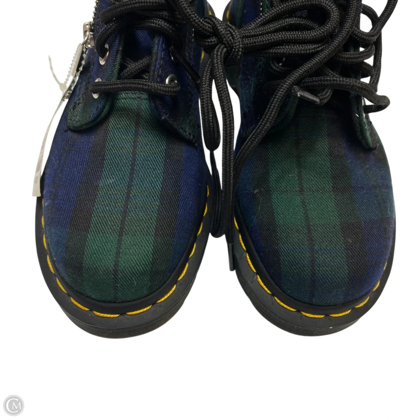 Boots Designer By Dr Martens In Blue & Green, Size: 5