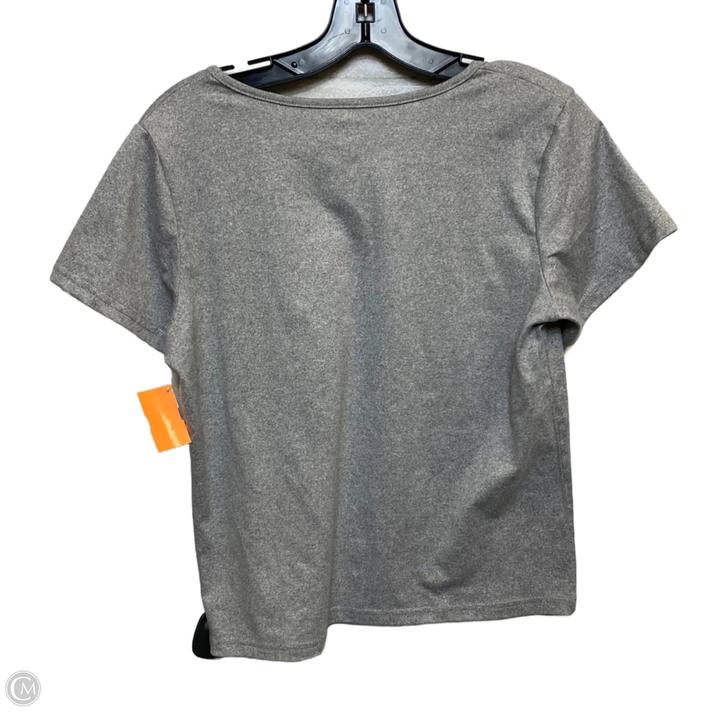 Top Short Sleeve Basic By Shein In Grey, Size: M