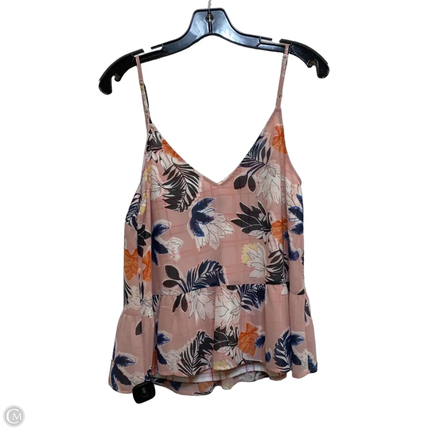 Top Sleeveless By A New Day In Blue & Pink, Size: S