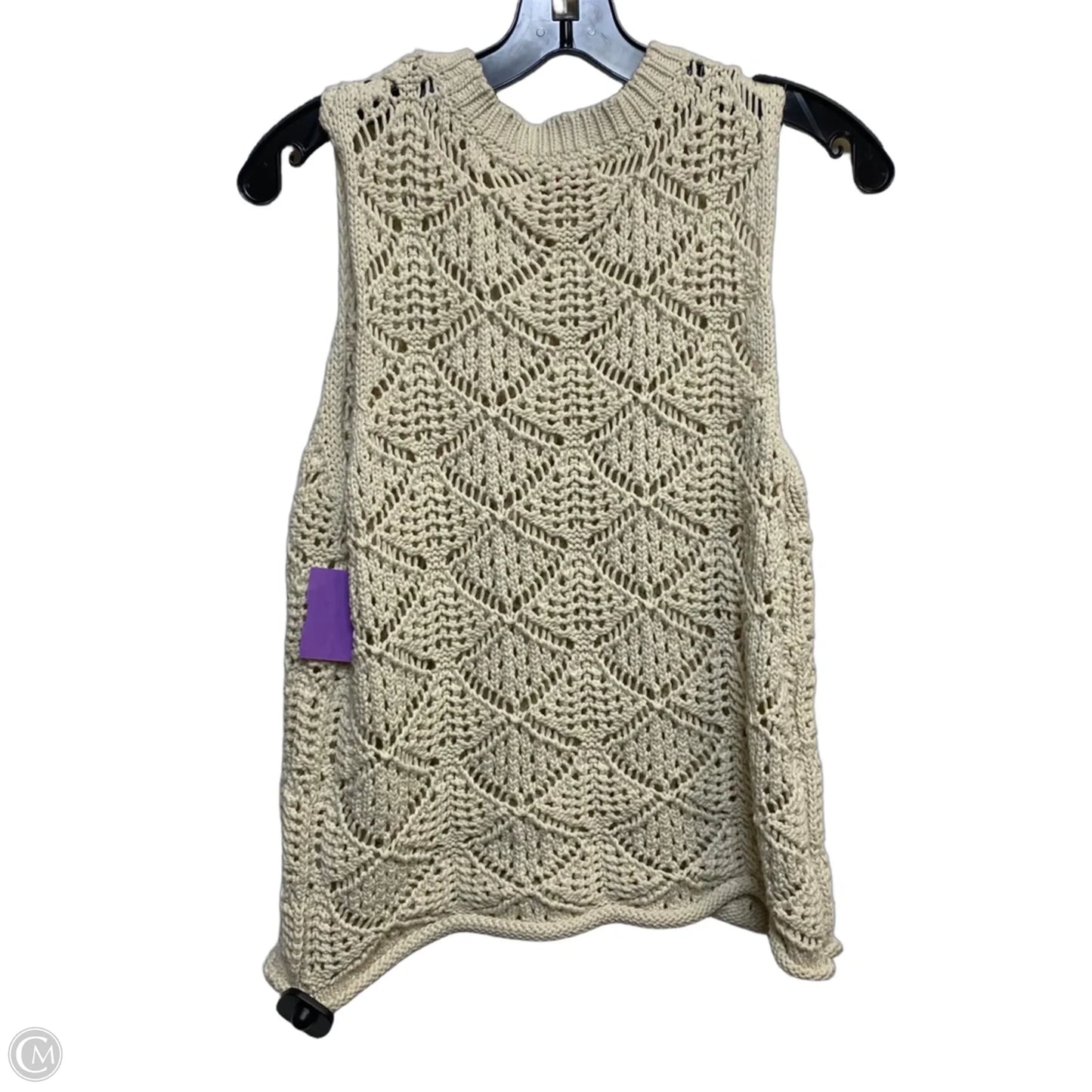 Top Sleeveless By Vince Camuto In Tan, Size: M