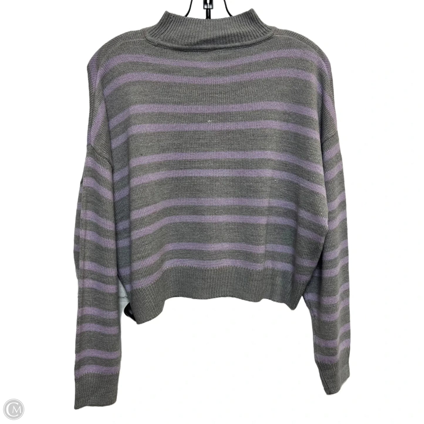 Sweater By Divided In Grey & Purple, Size: M