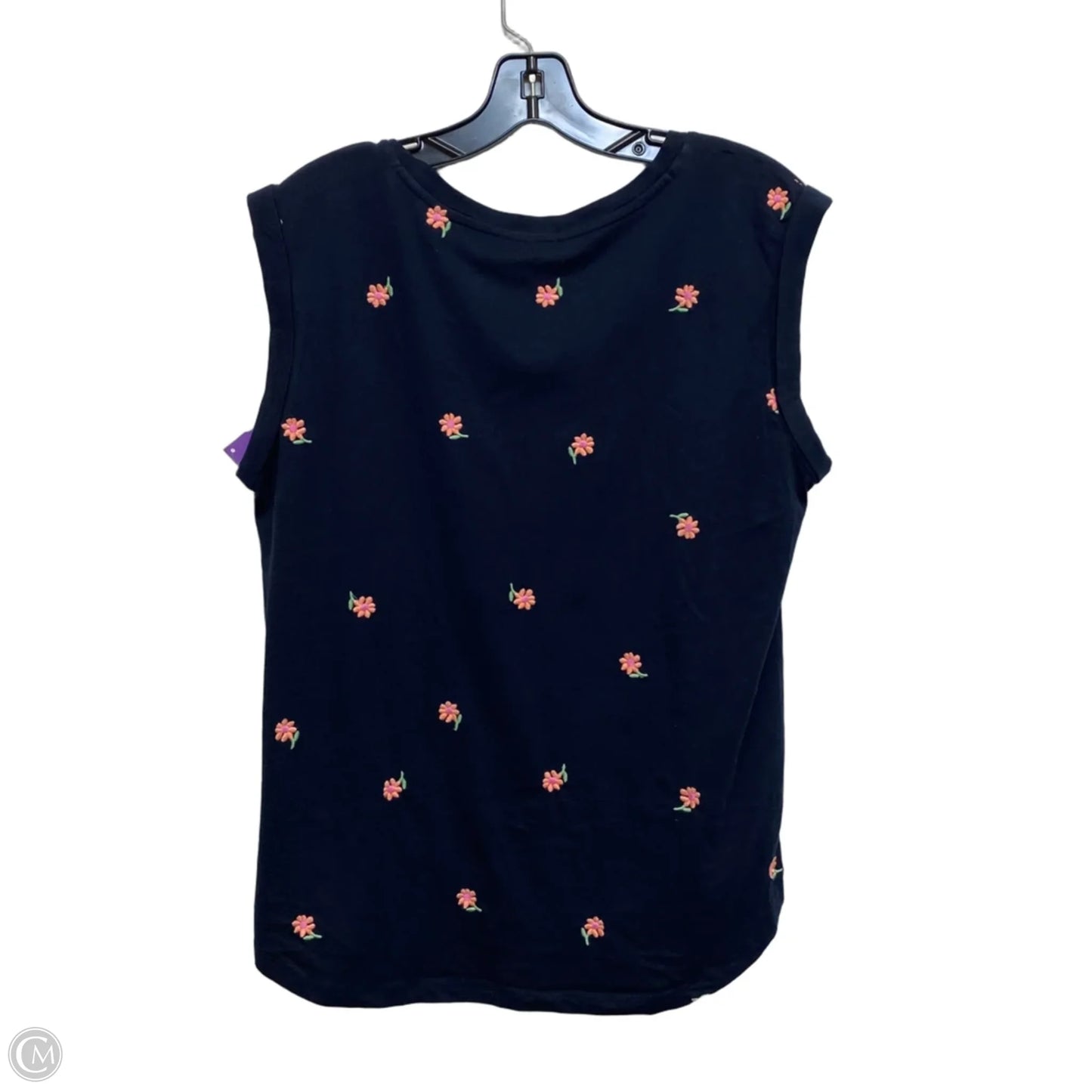 Top Sleeveless By Lou And Grey In Navy, Size: M